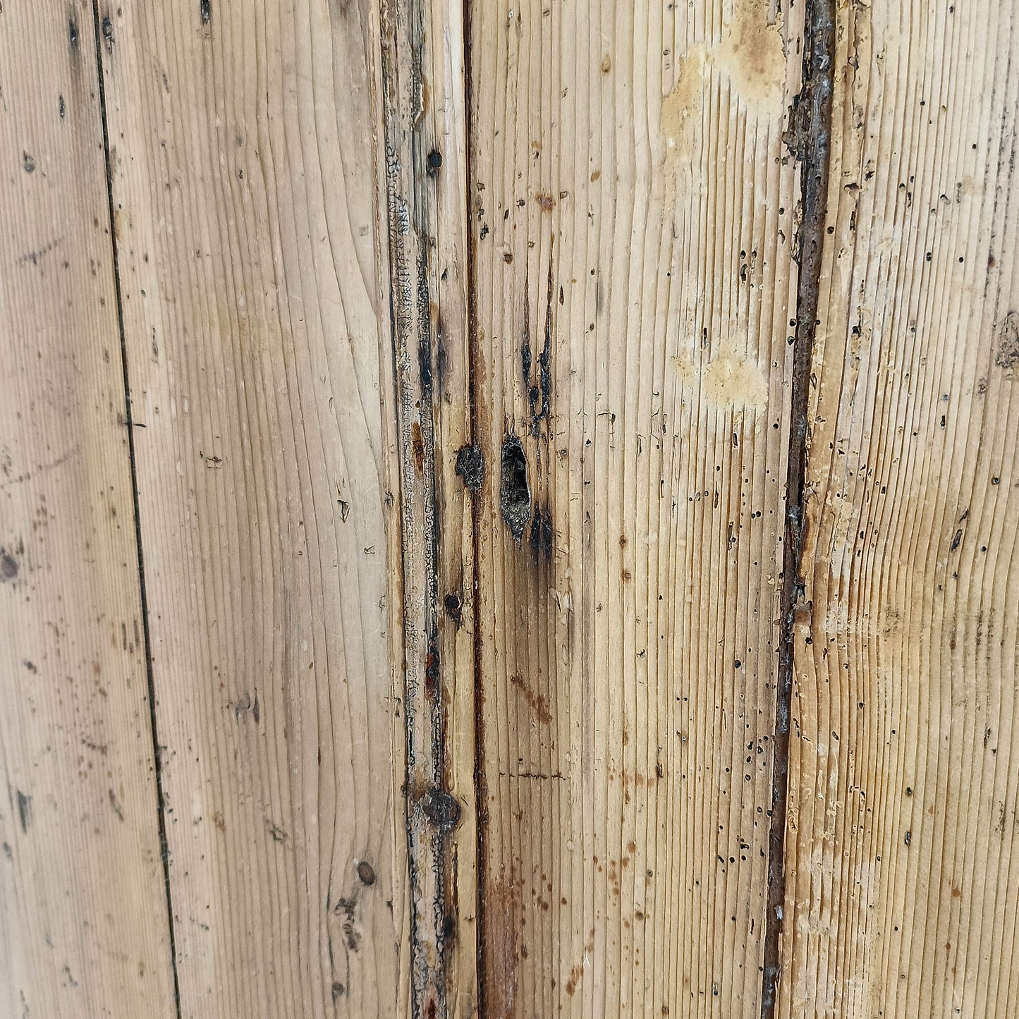 Unique Antique Pine Corner Cabinet