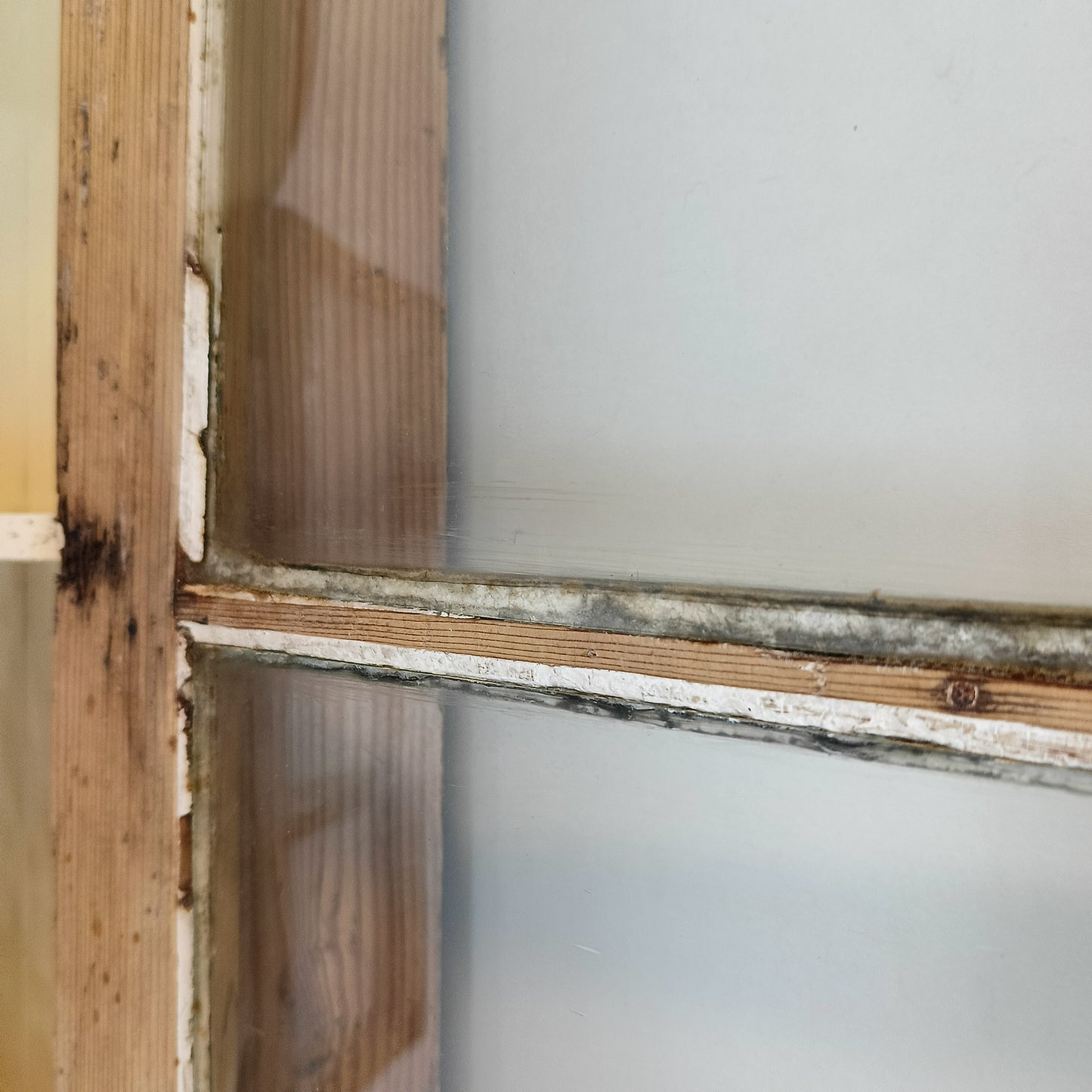 Unique Antique Pine Corner Cabinet
