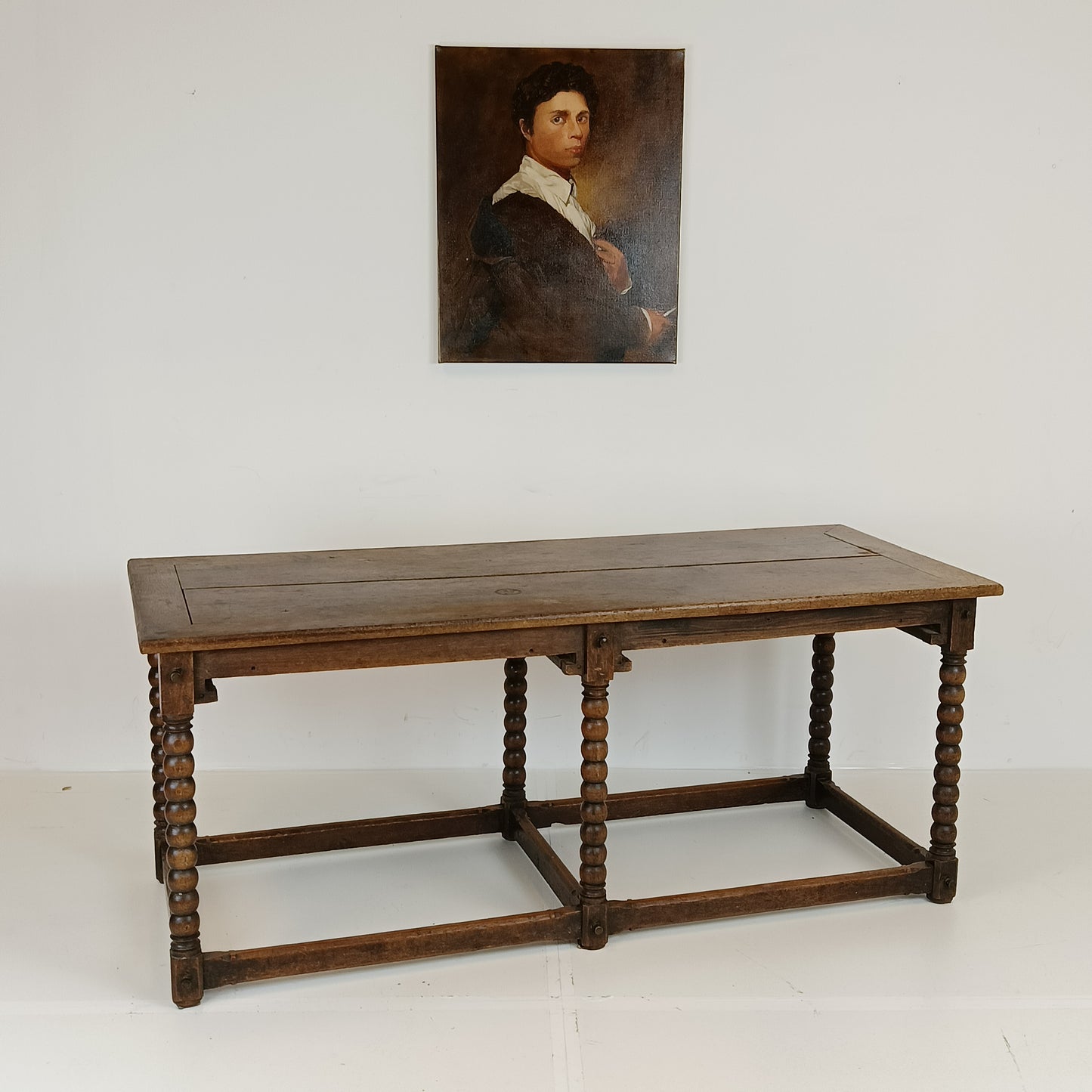 Wonderful Antique Oak Dining/ Side Table