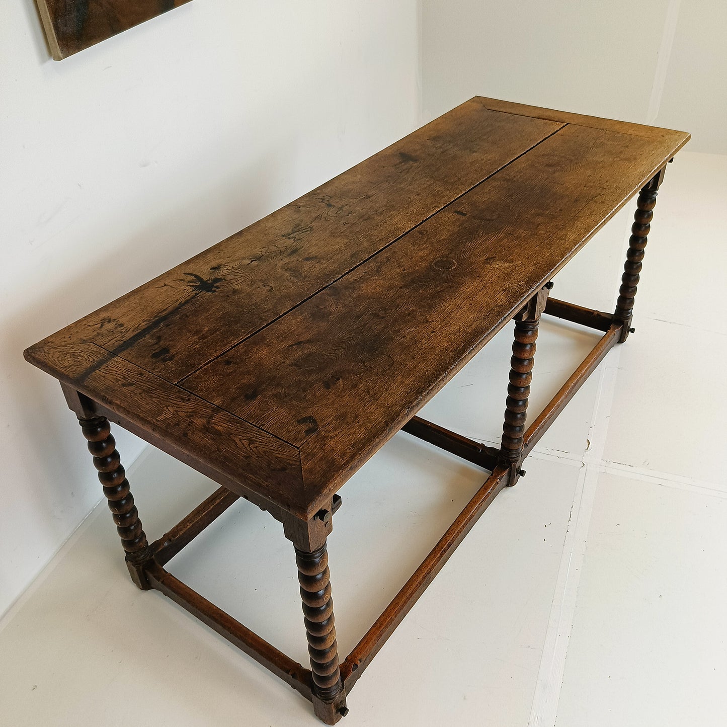 Wonderful Antique Oak Dining/ Side Table