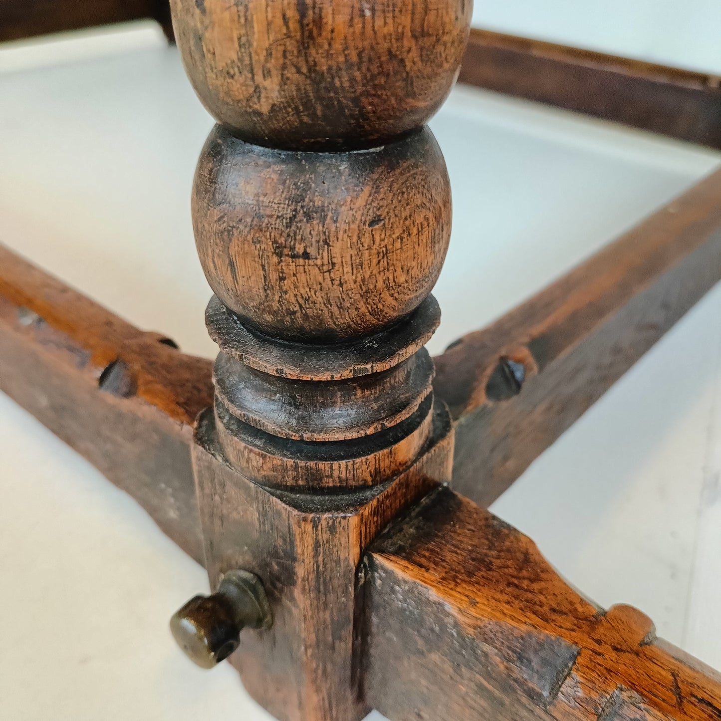 Wonderful Antique Oak Dining/ Side Table