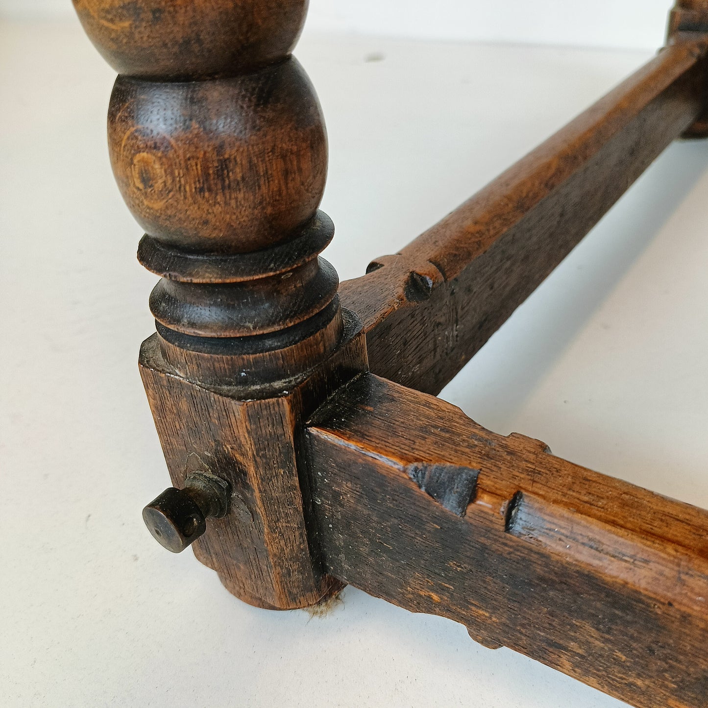 Wonderful Antique Oak Dining/ Side Table