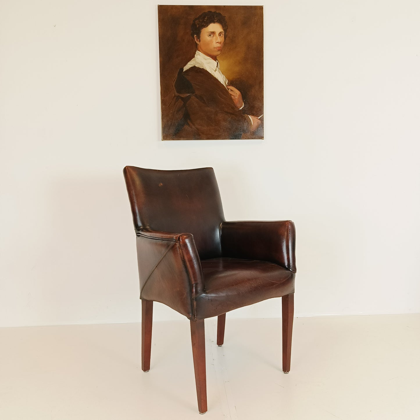 Stunning Sheep Leather Dining Chairs (set of 4 chairs)