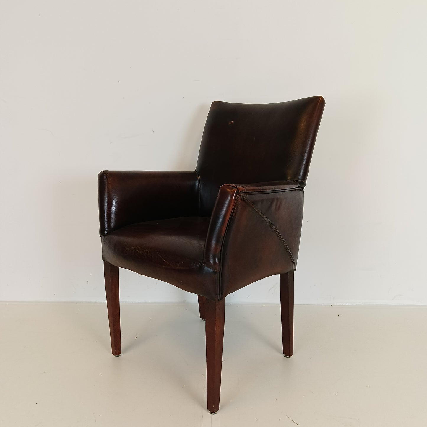 Stunning Sheep Leather Dining Chairs (set of 4 chairs)