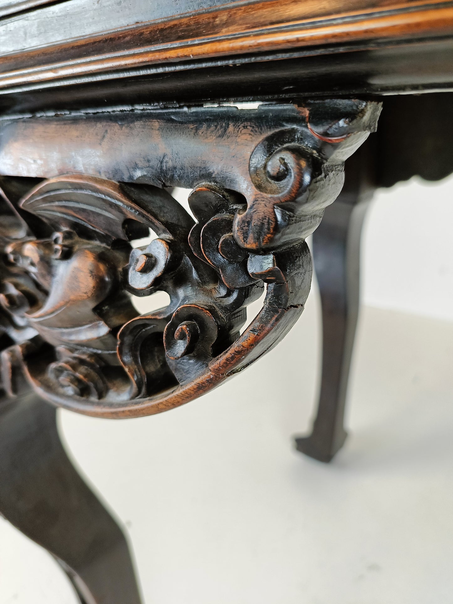 Antique Chinese Padouk Wood Desk
