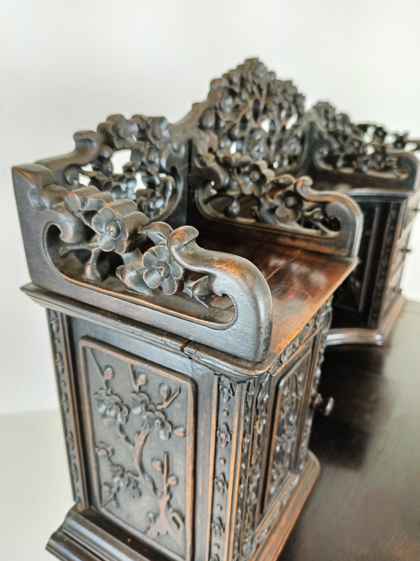 Antique Chinese Padouk Wood Desk