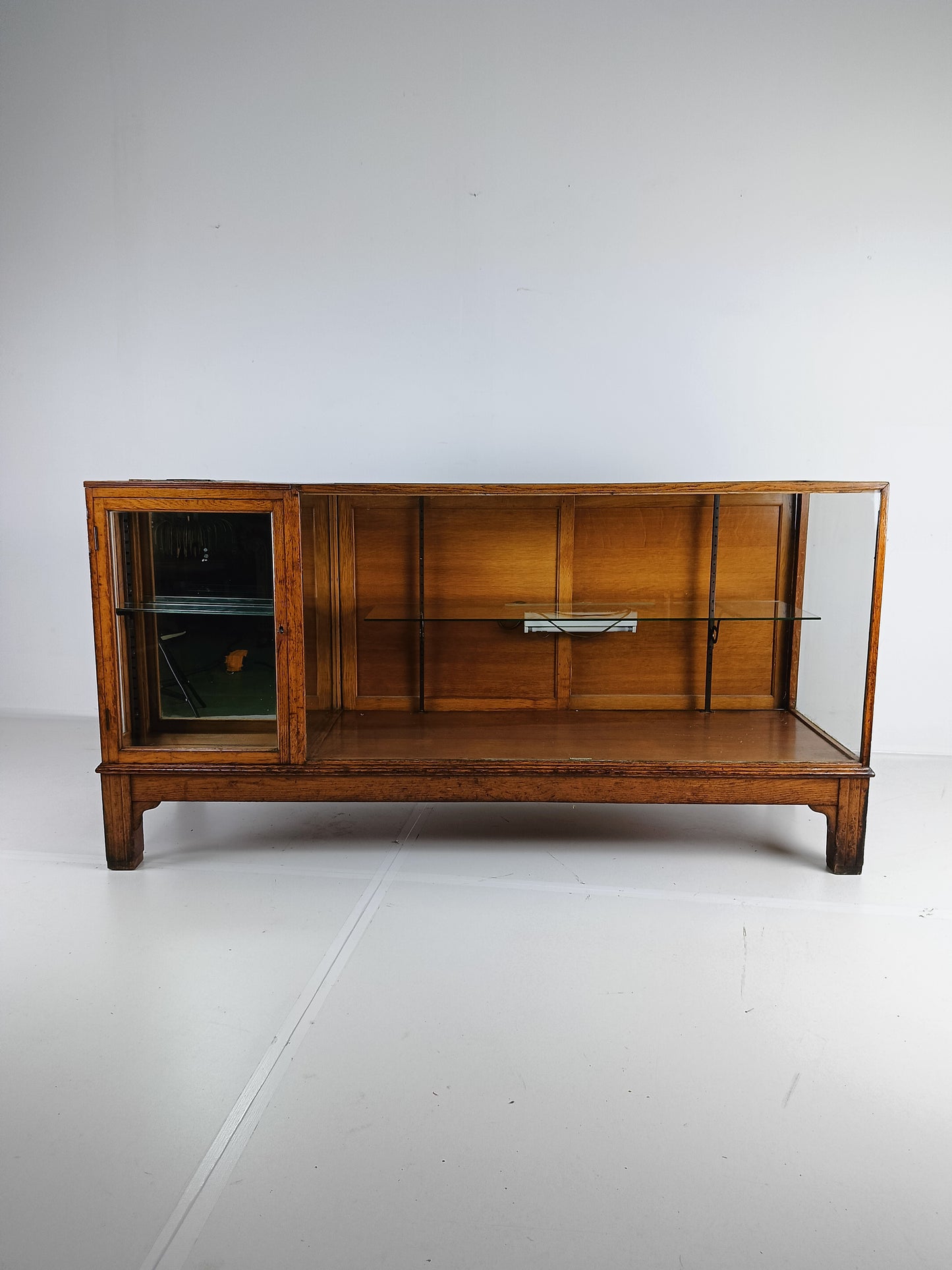 Antique Rare Glass Shop Counter By Dudley&Co