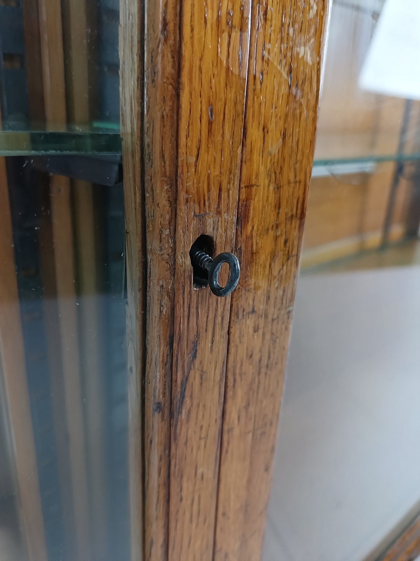 Antique Rare Glass Shop Counter By Dudley&Co