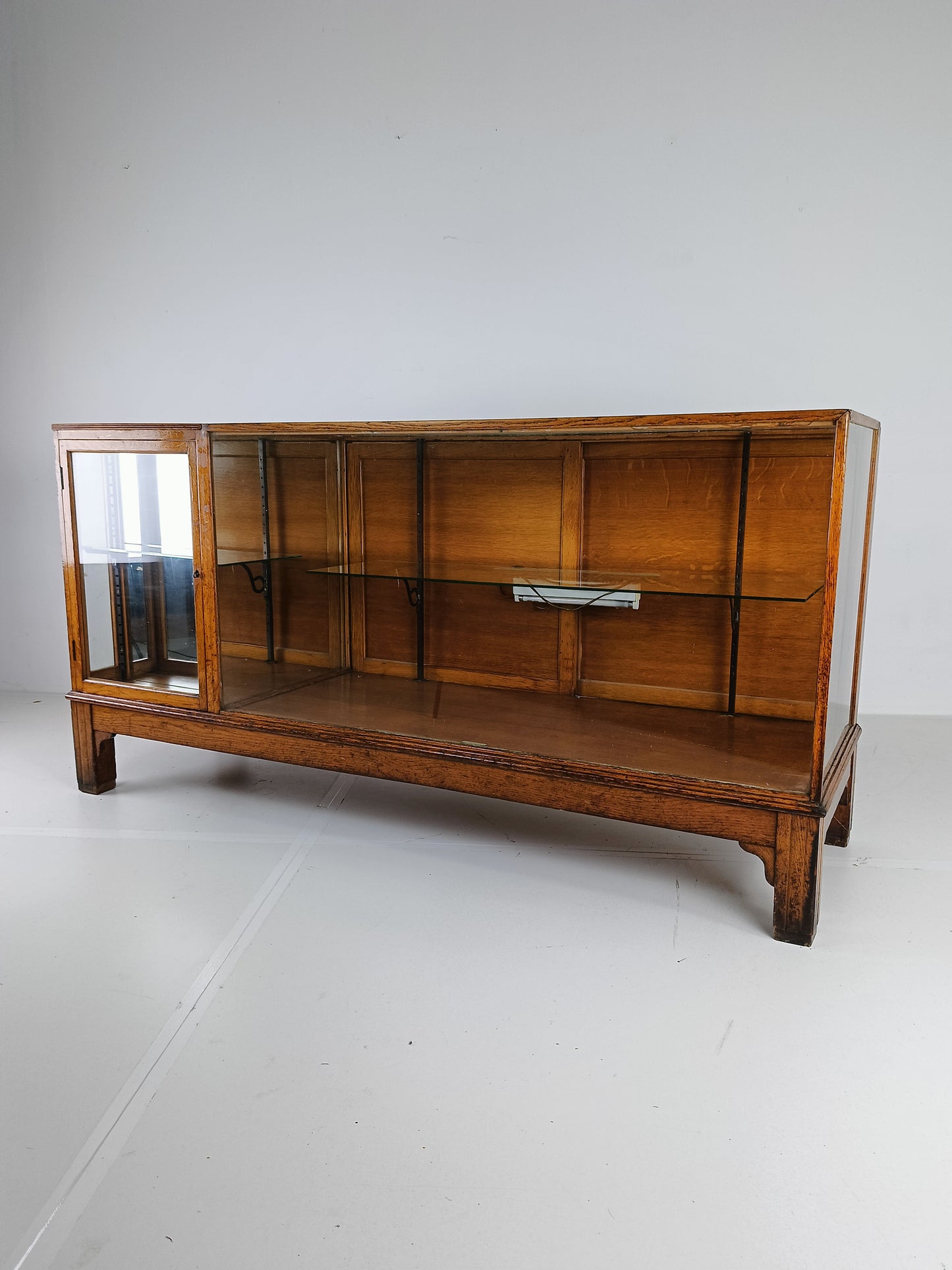 Antique Rare Glass Shop Counter By Dudley&Co