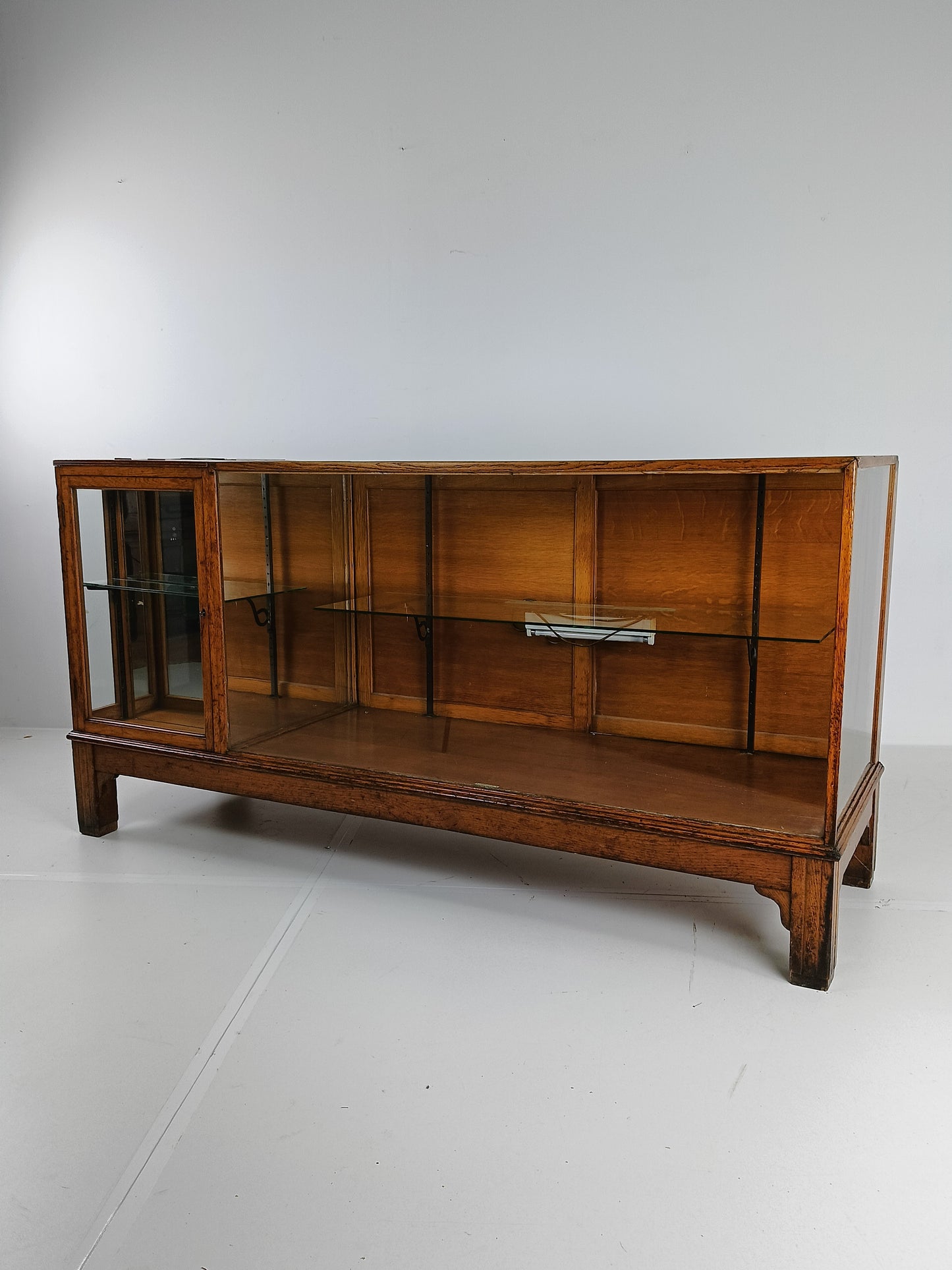 Antique Rare Glass Shop Counter By Dudley&Co