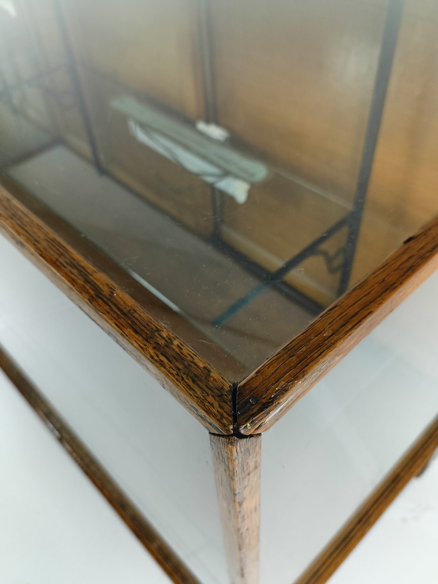 Antique Rare Glass Shop Counter By Dudley&Co
