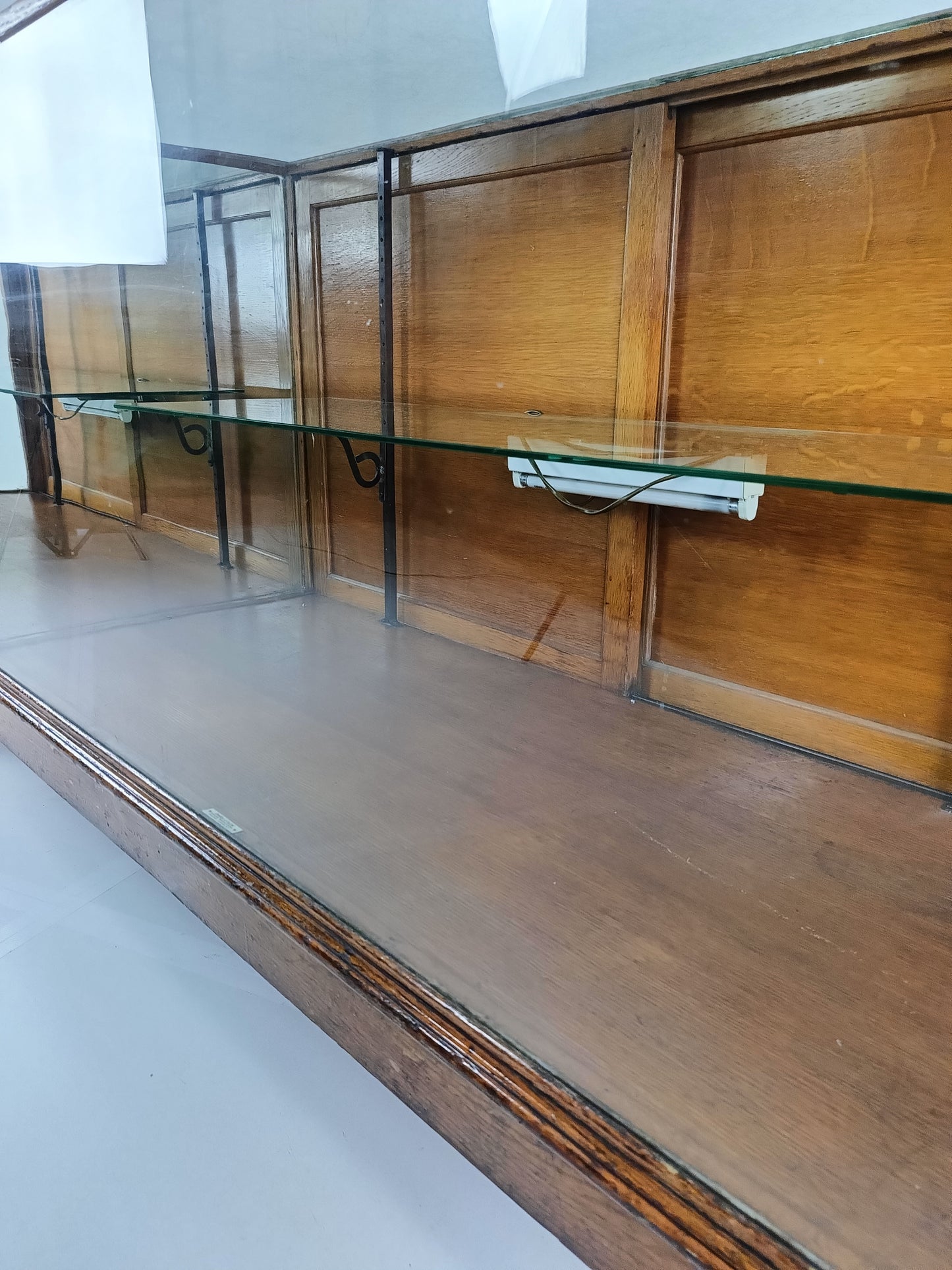 Antique Rare Glass Shop Counter By Dudley&Co