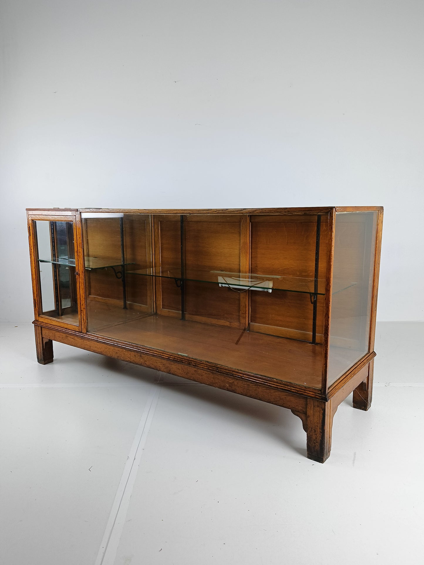 Antique Rare Glass Shop Counter By Dudley&Co