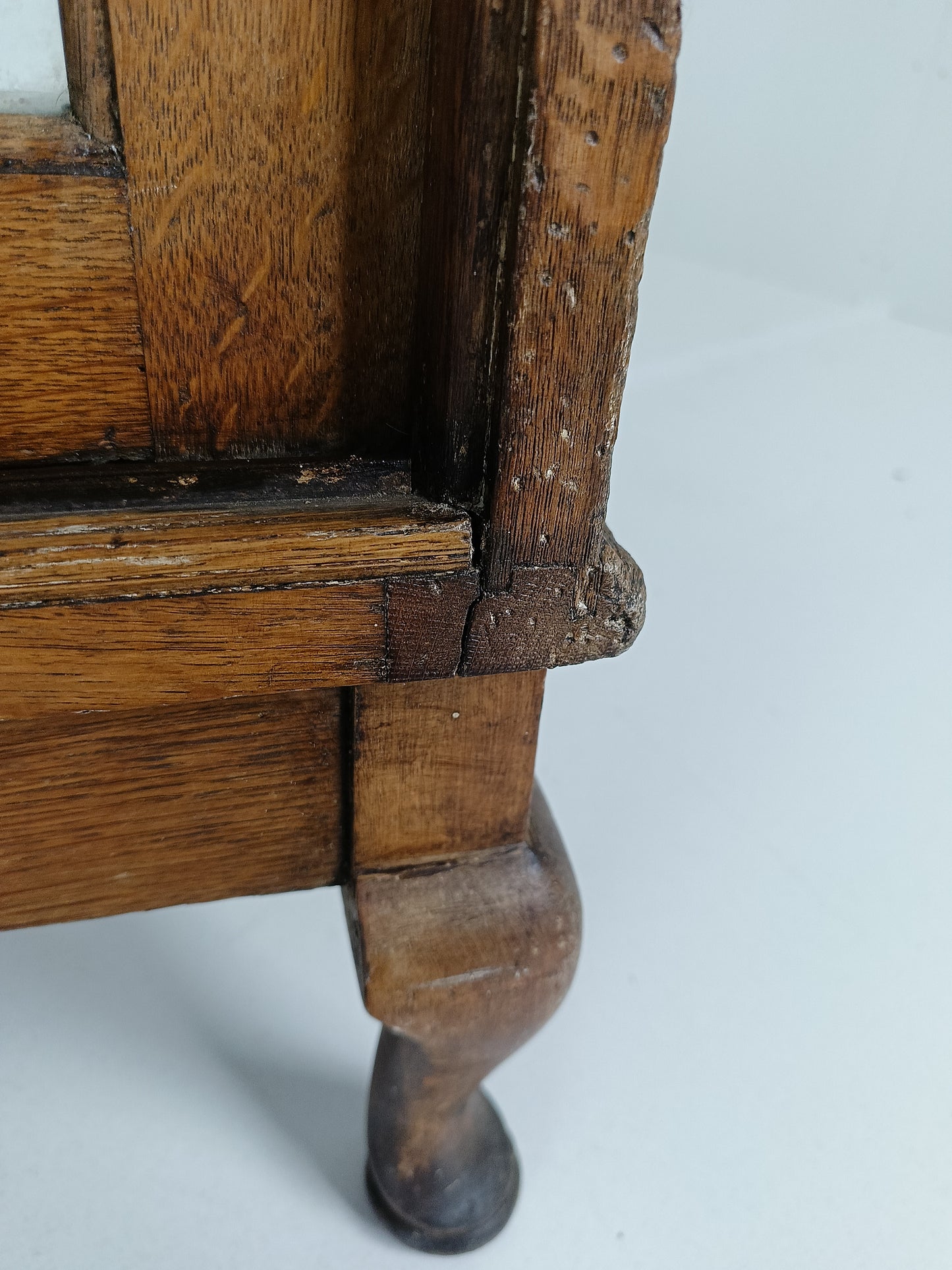 Antique Large Glass Dispay Cabinet / Shop Counter