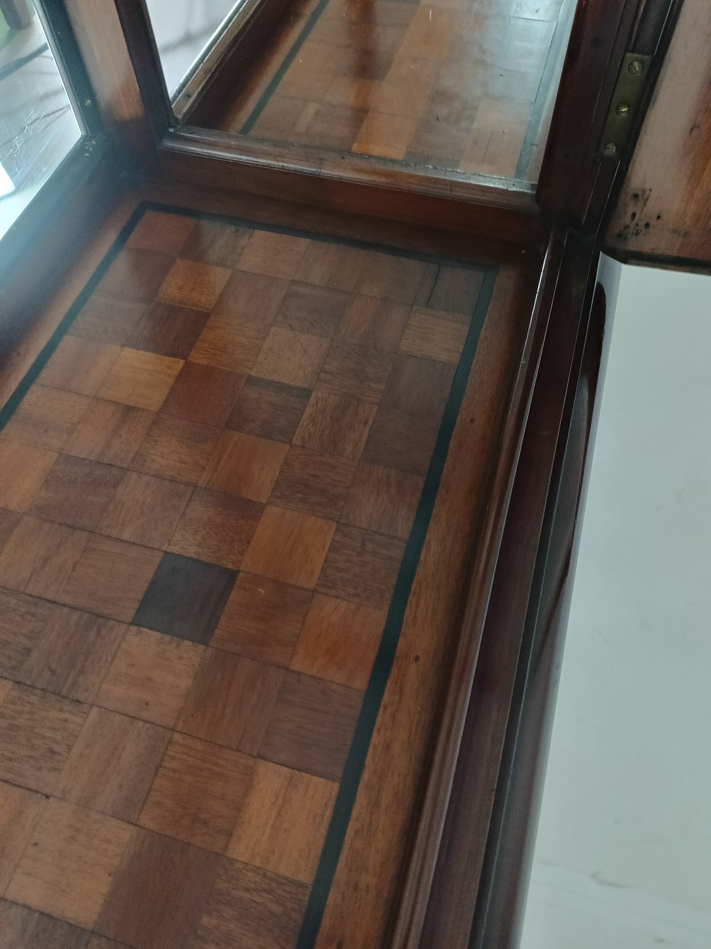 Neoclassical Mahogany Shop Display Cabinet Made By A Edmonds&Co