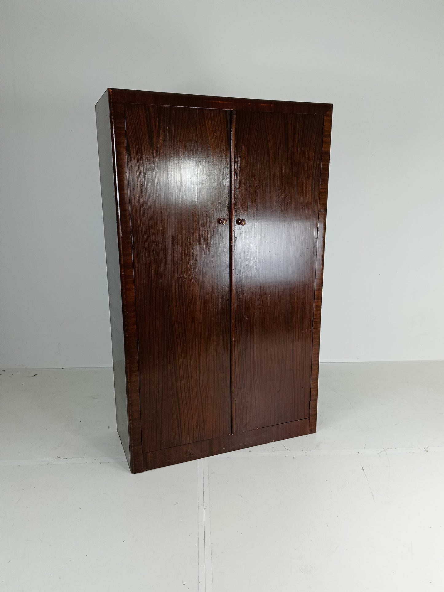 1920s, Mahogany and Oak Compactom Ltd Gentleman's Wardrobe (6)