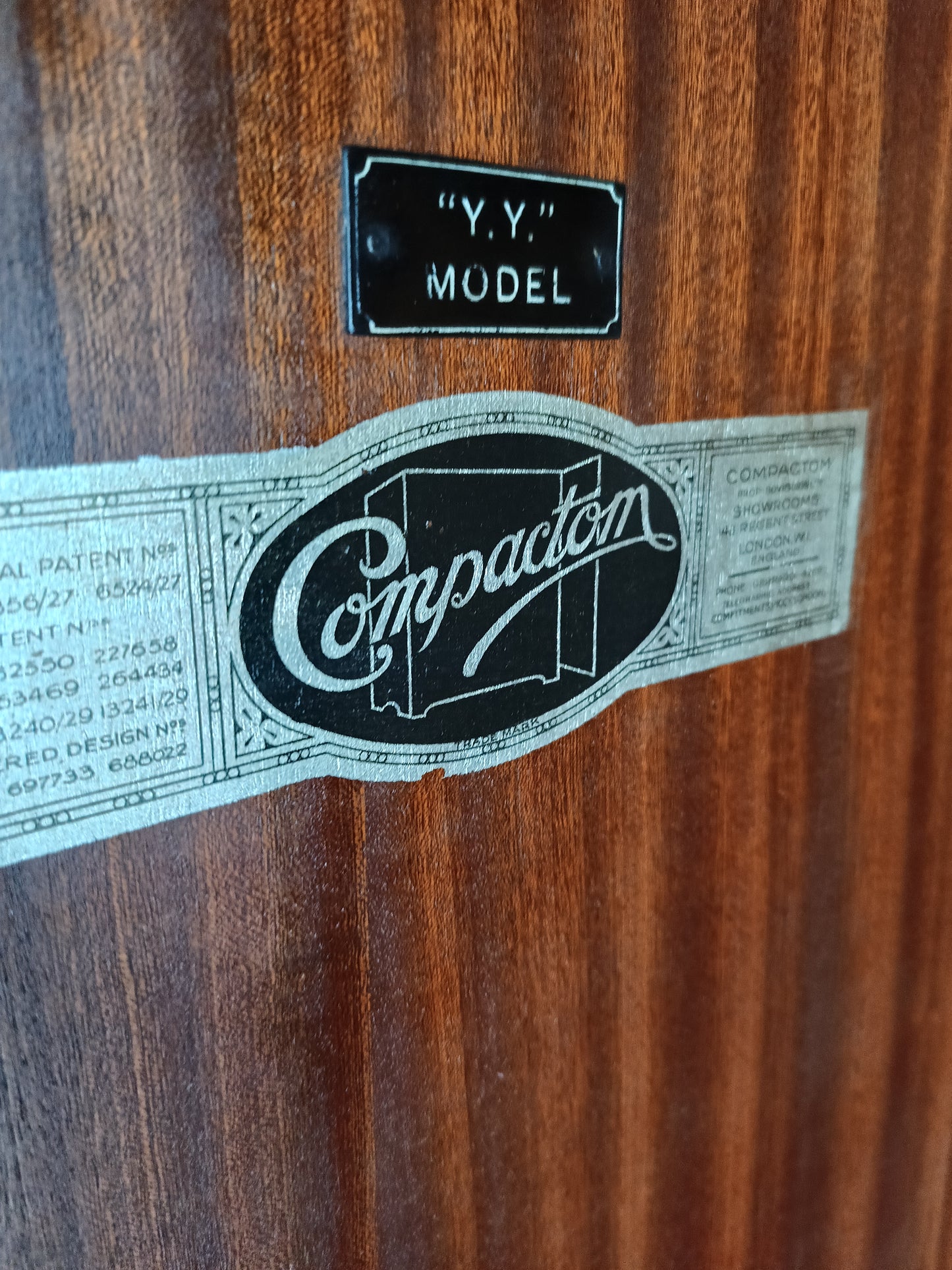 1920s, Mahogany and Oak Compactom Ltd Ladies Wardrobe