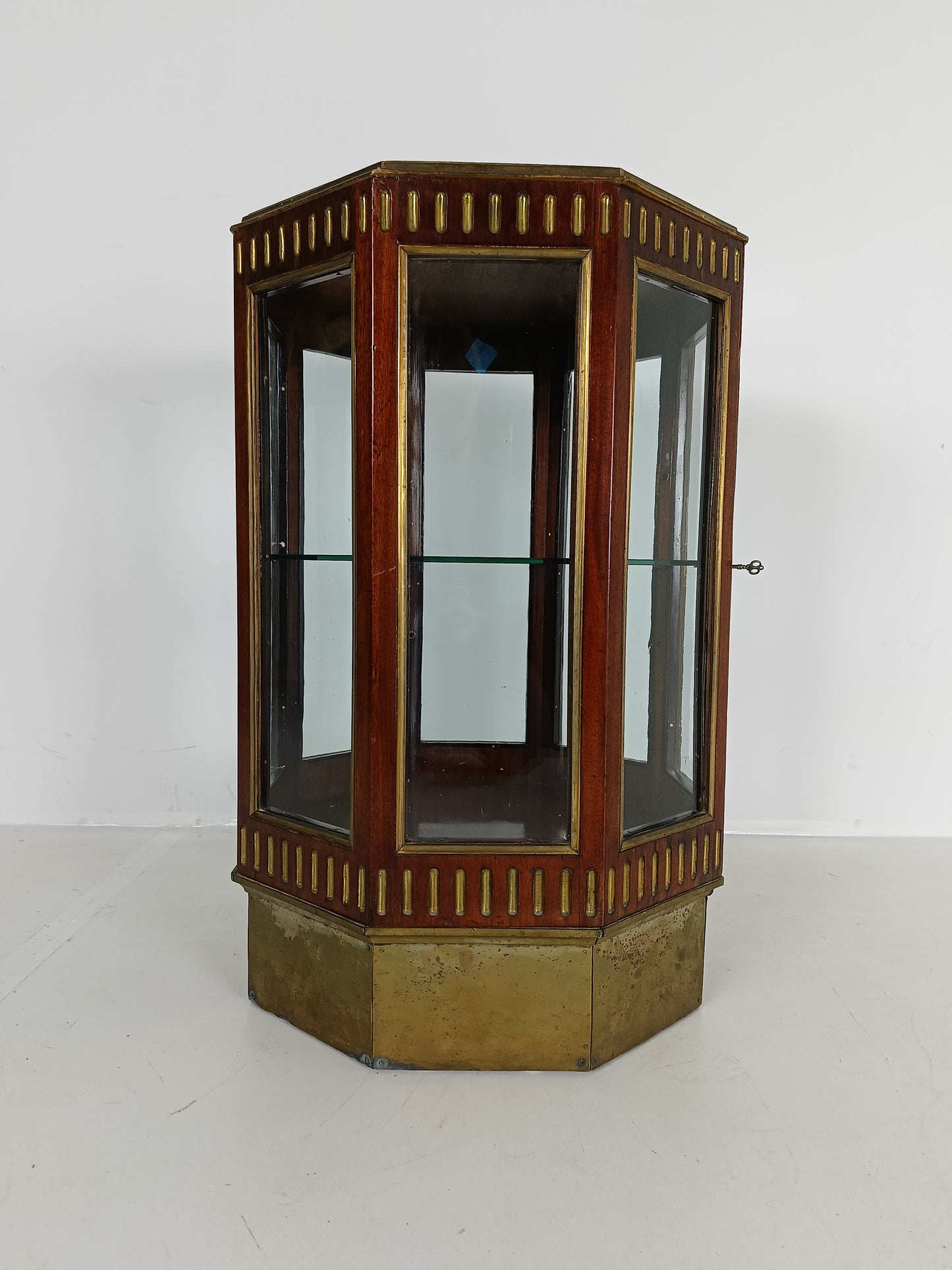 Octagonal Display Cabinet 19 century