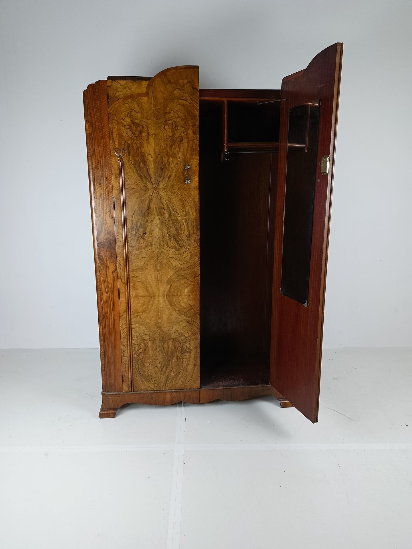 English Antique Wardrobe 1920's