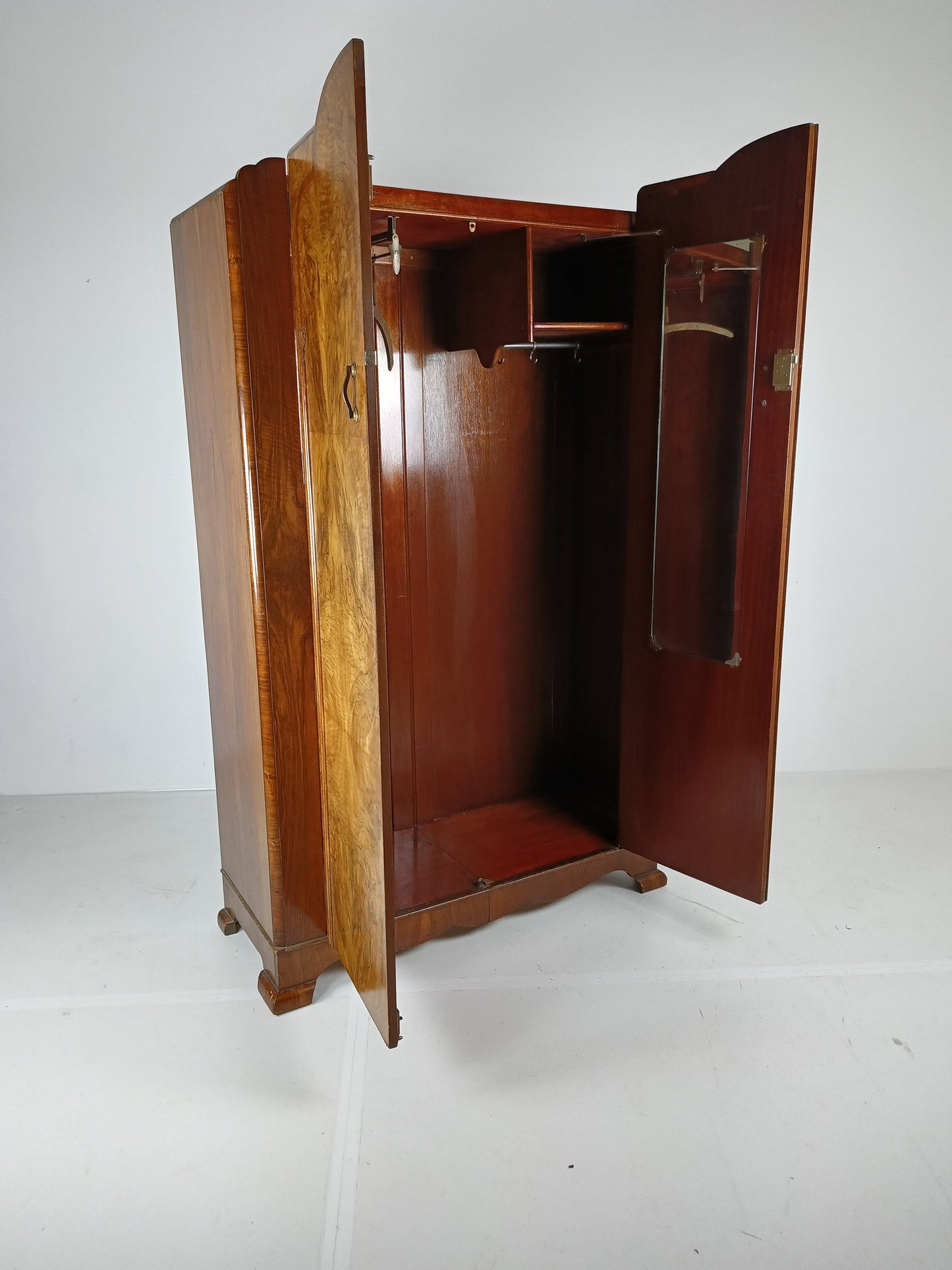 English Antique Wardrobe 1920's