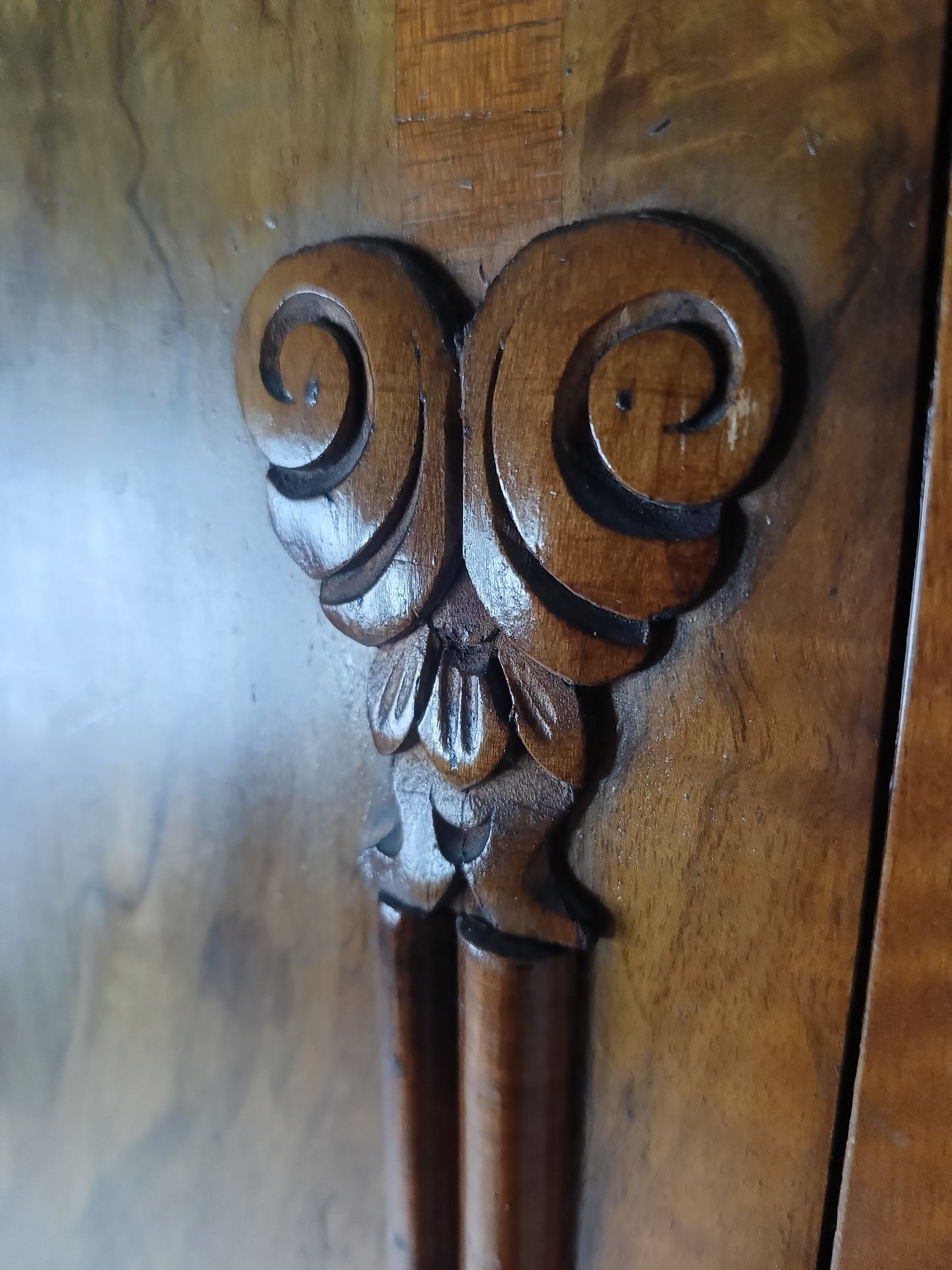 English Antique Wardrobe 1920's