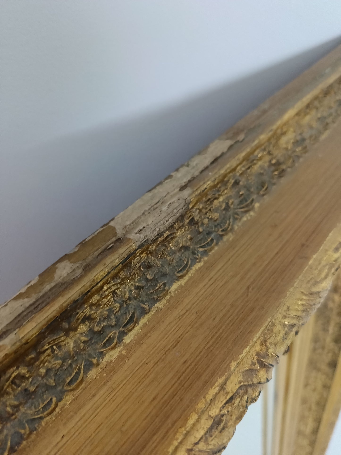 Antique Golden Mirror