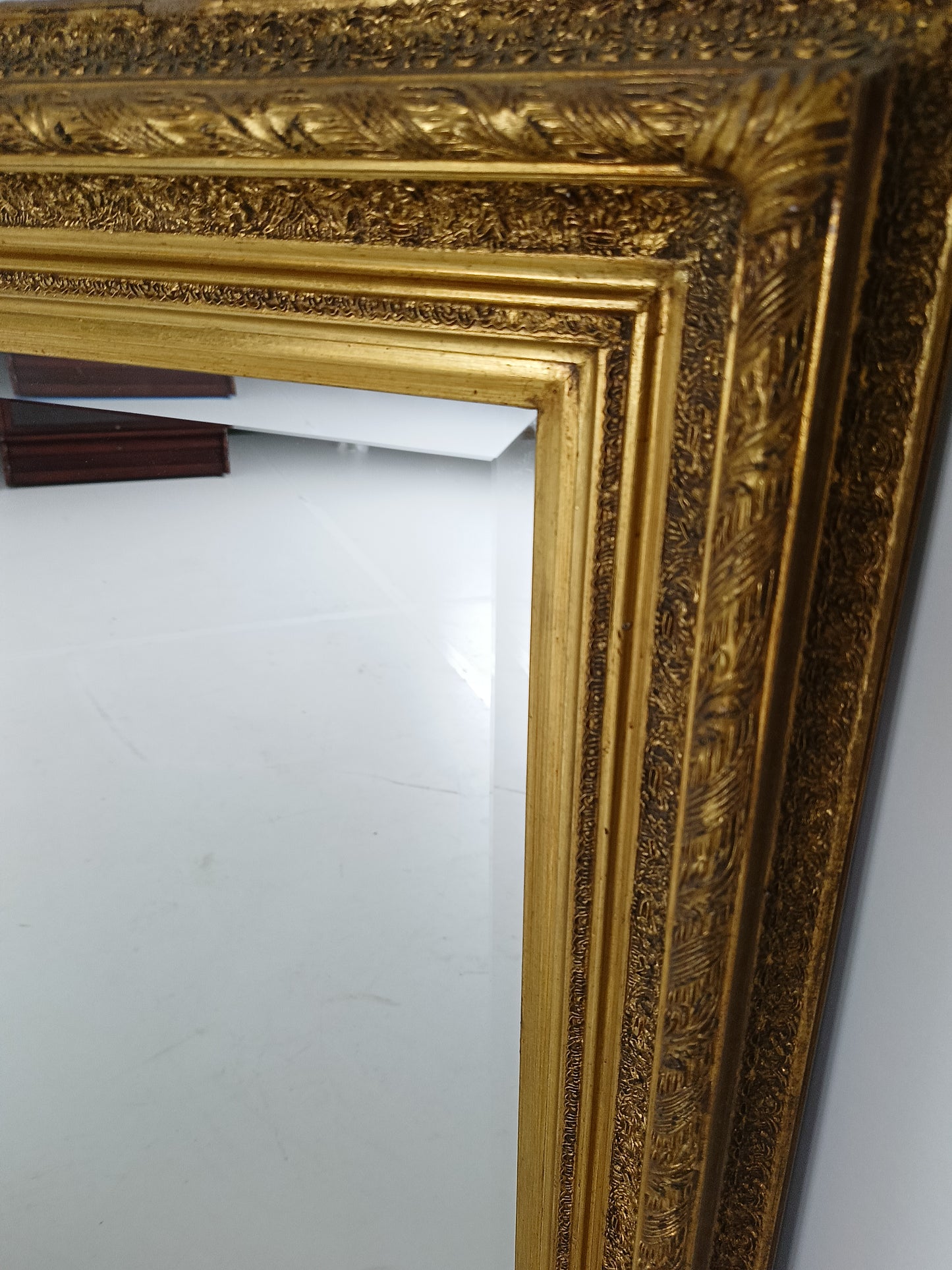 Antique Golden Mirror