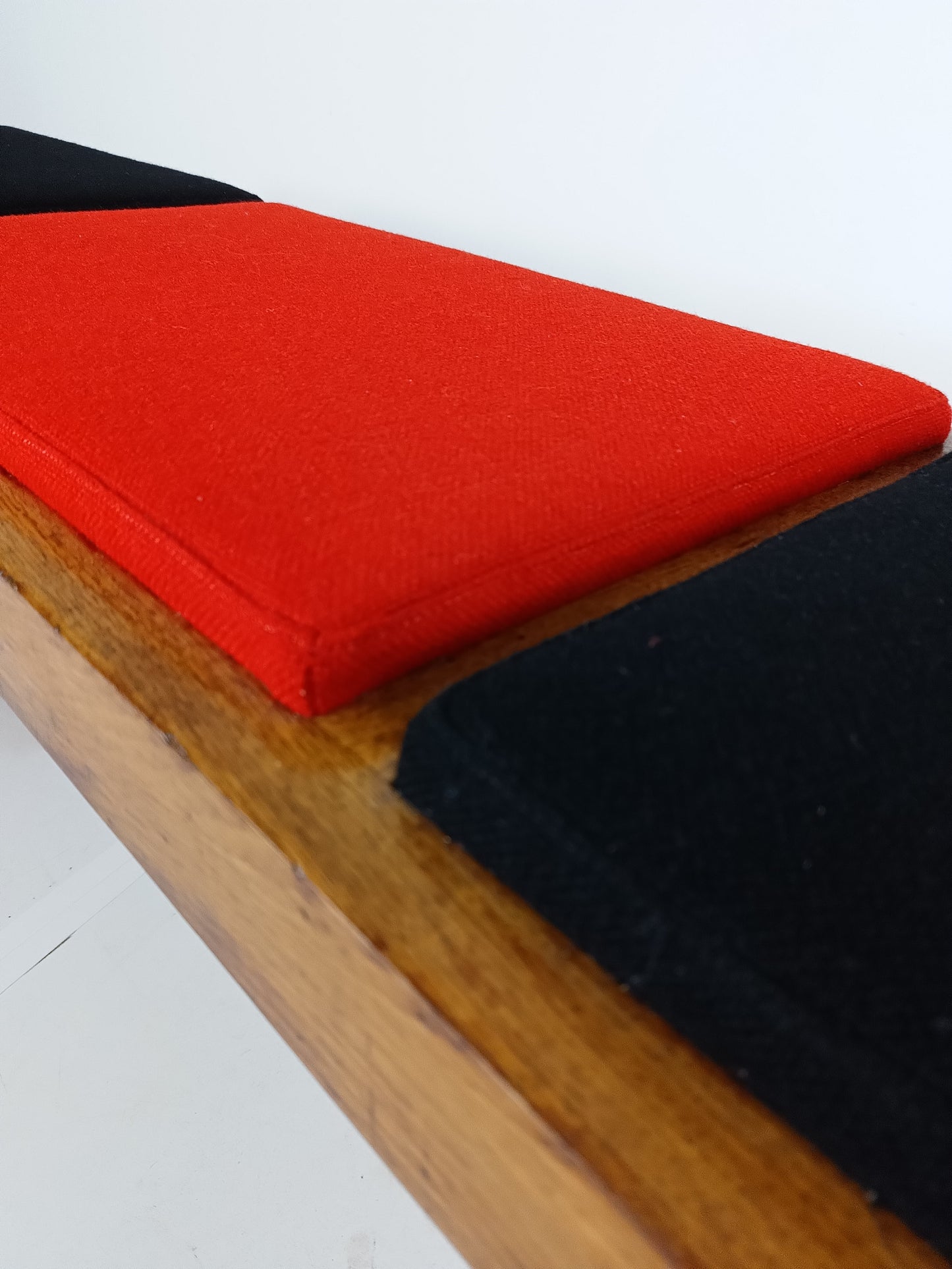 Art Deco Church Bench Reupholstered