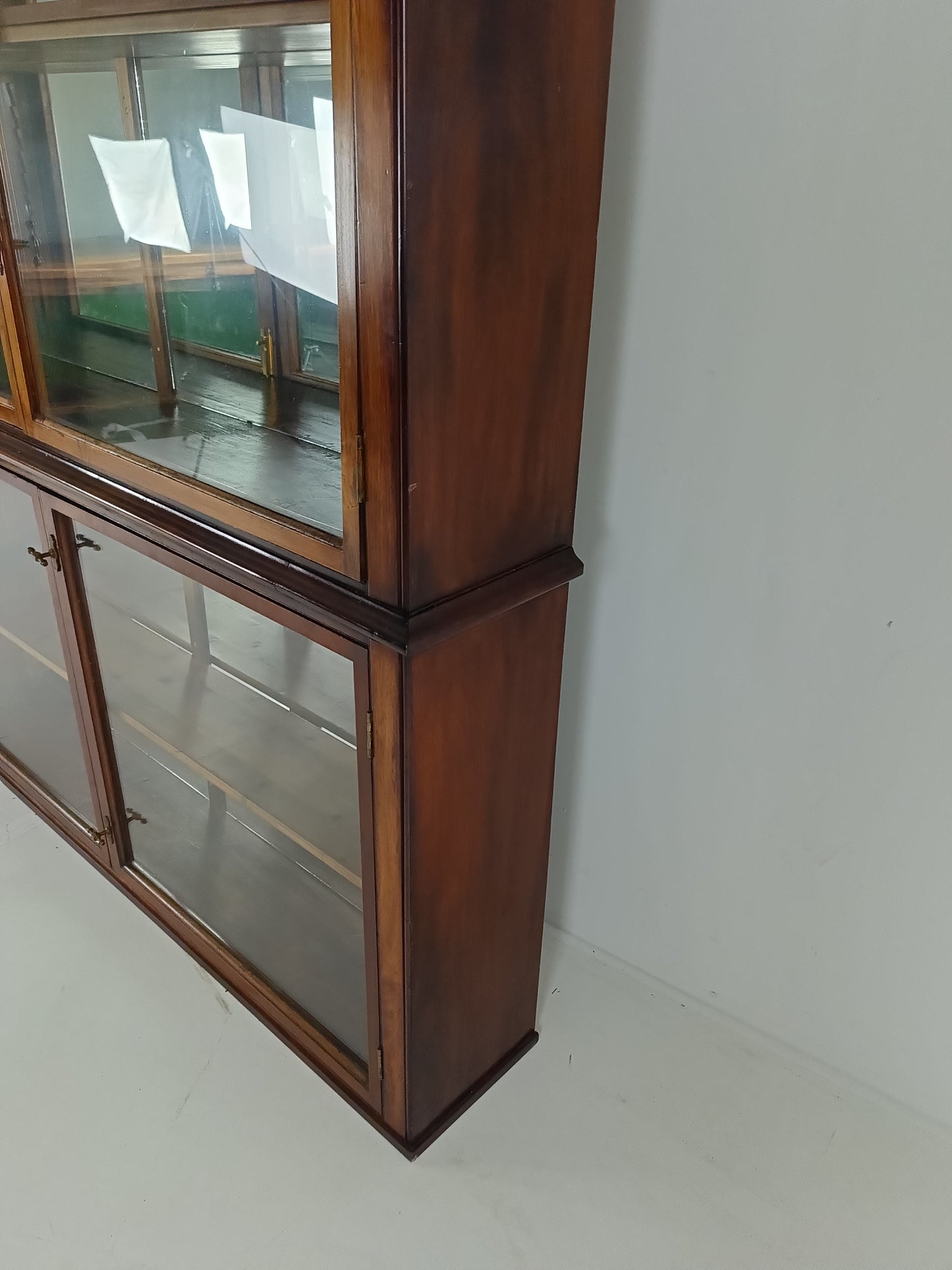 Stunning Antique Mahogany Display Cabinet