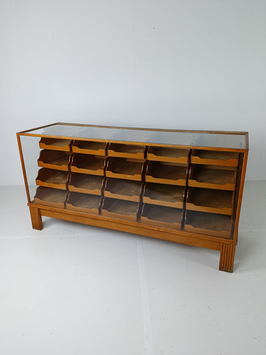 Antique English Hassberry Shop Counter