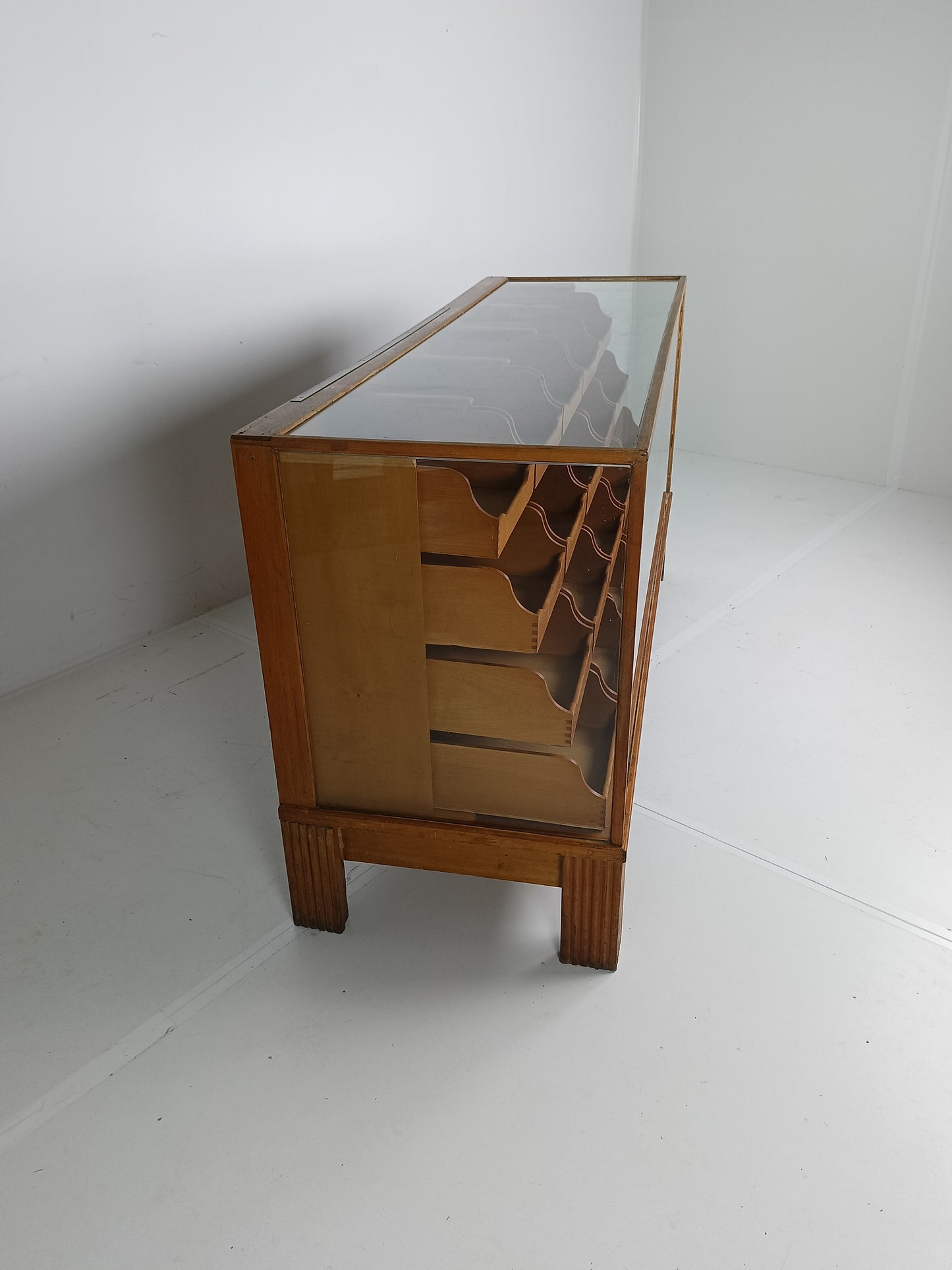 Antique English Hassberry Shop Counter