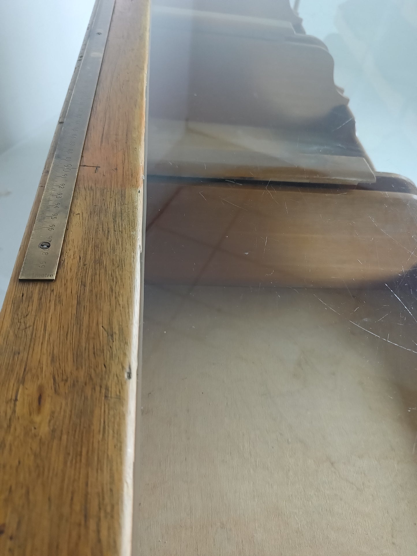 Antique English Hassberry Shop Counter