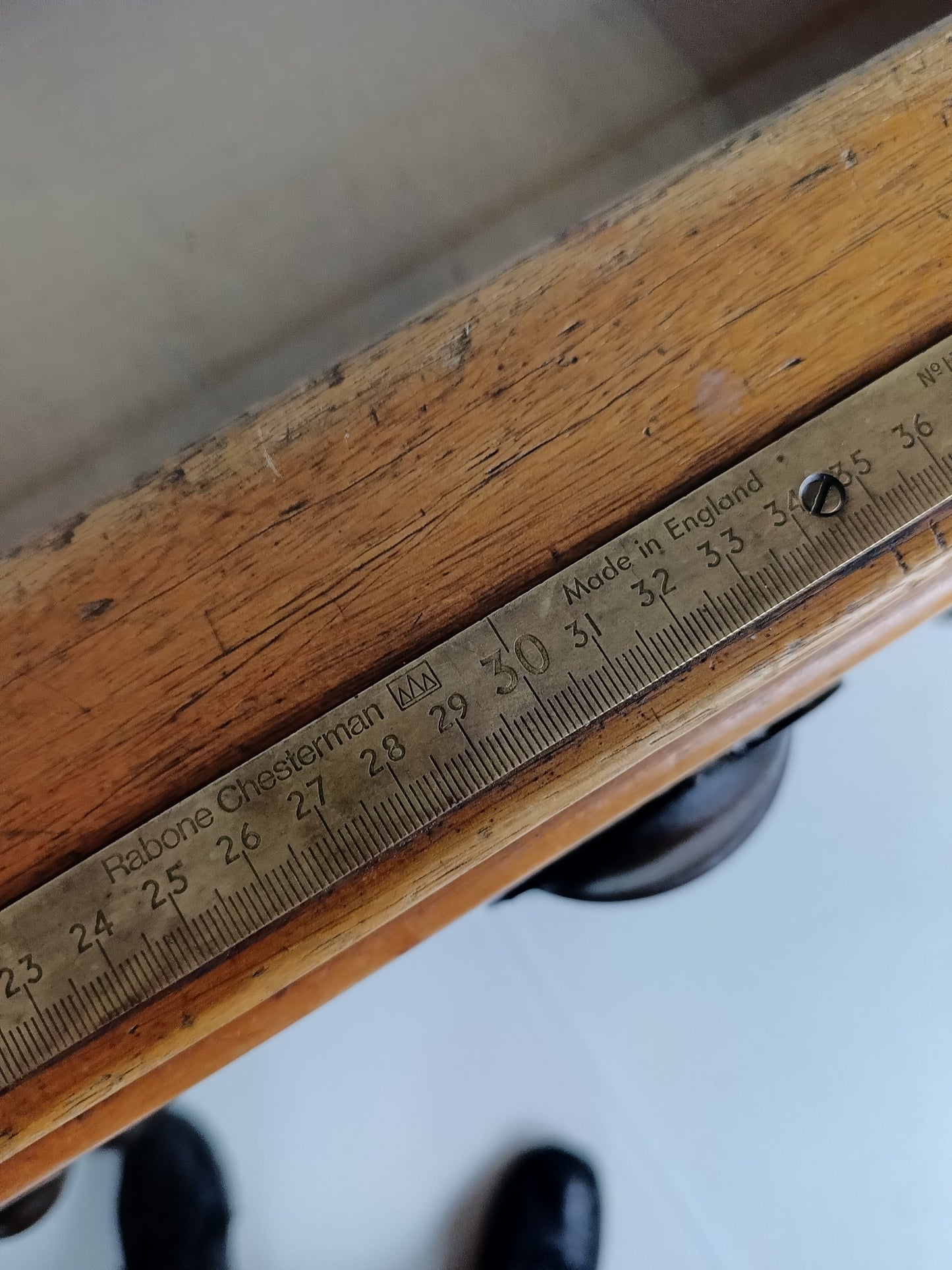 Antique English Hassberry Shop Counter