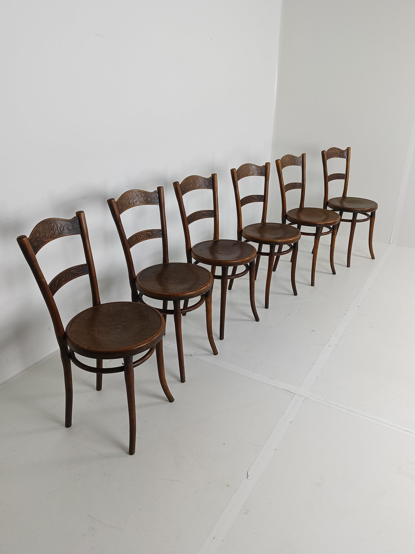 Set of Six Thonet Chairs
