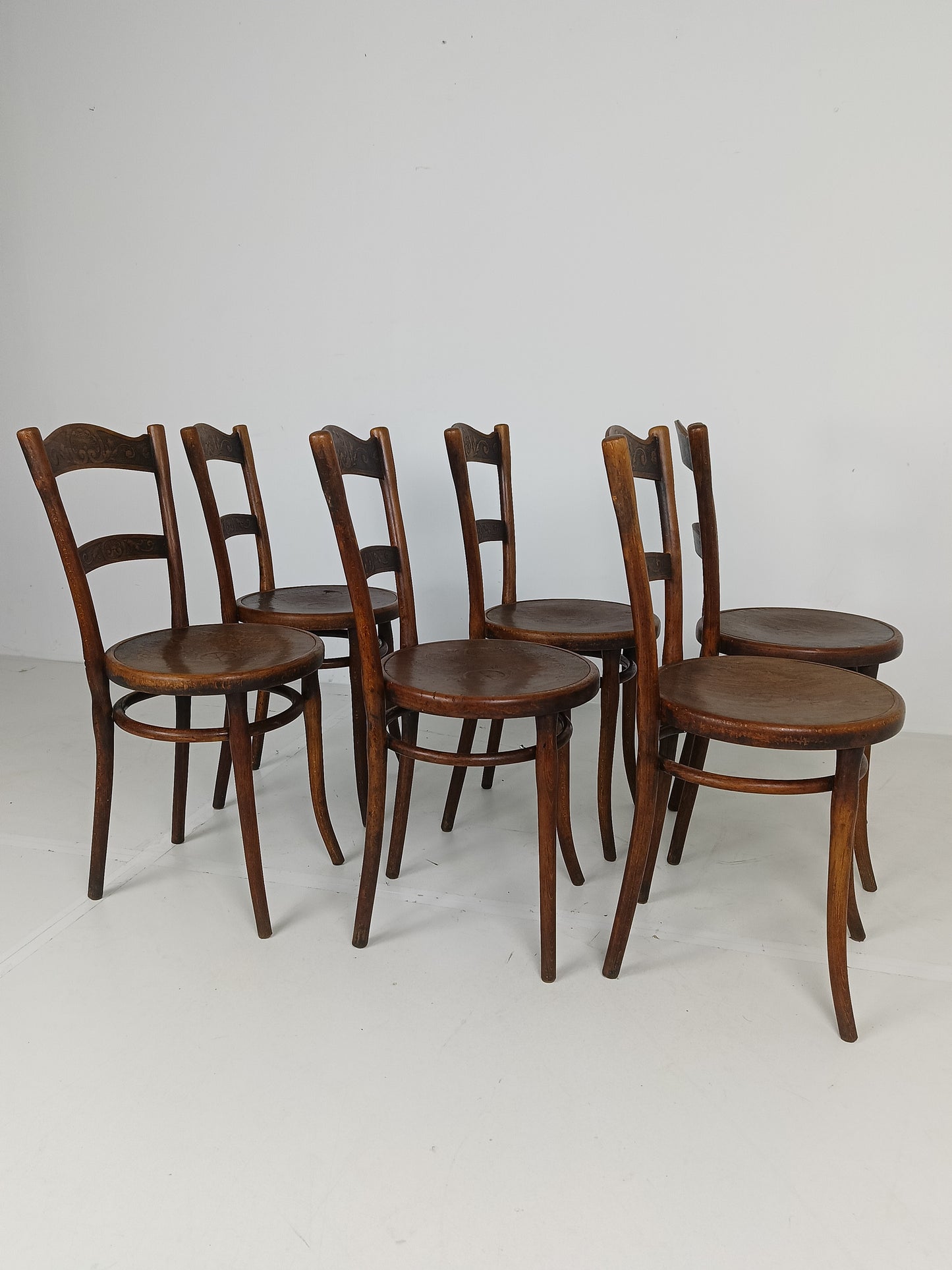 Set of Six Thonet Chairs