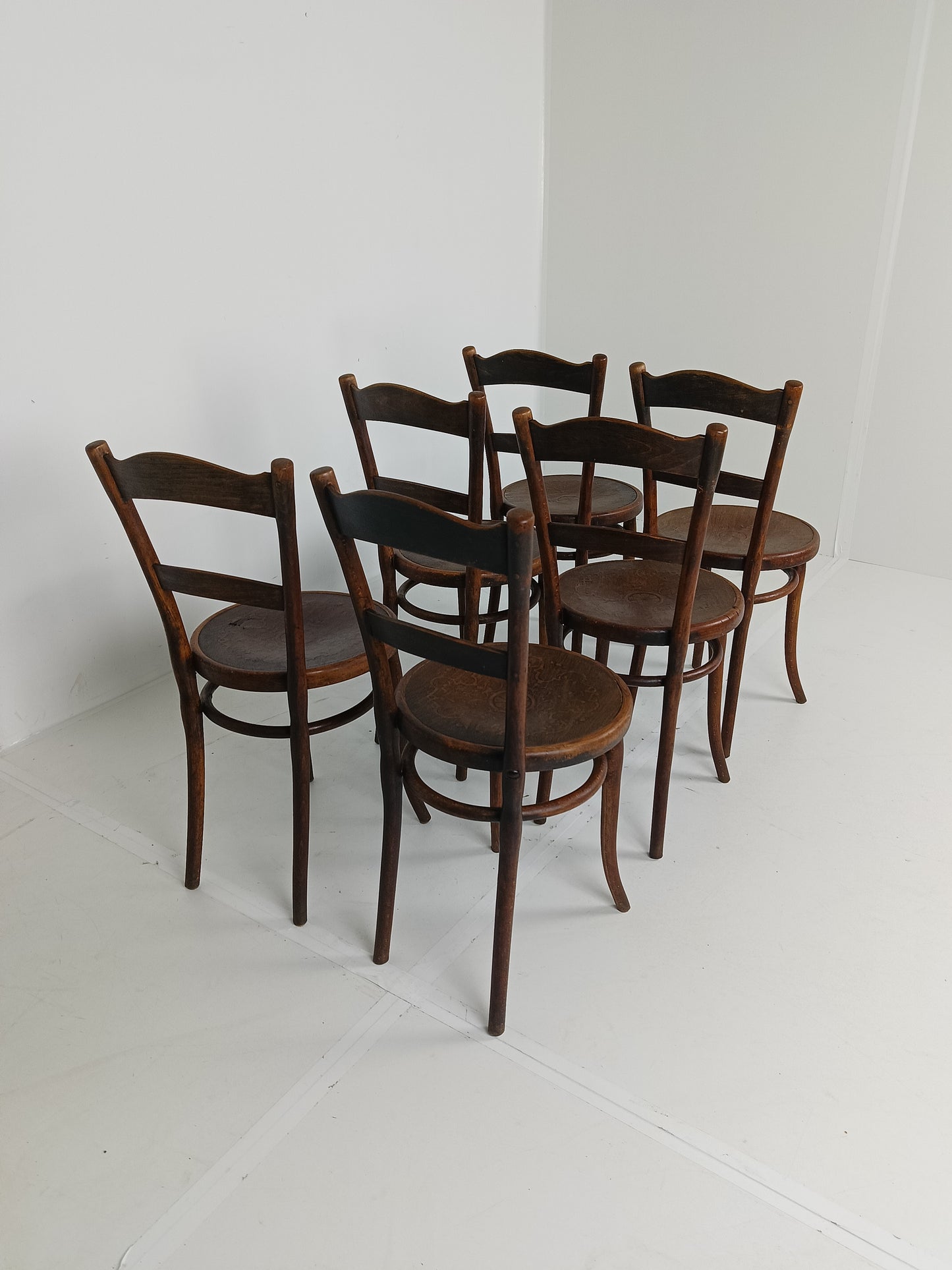 Set of Six Thonet Chairs