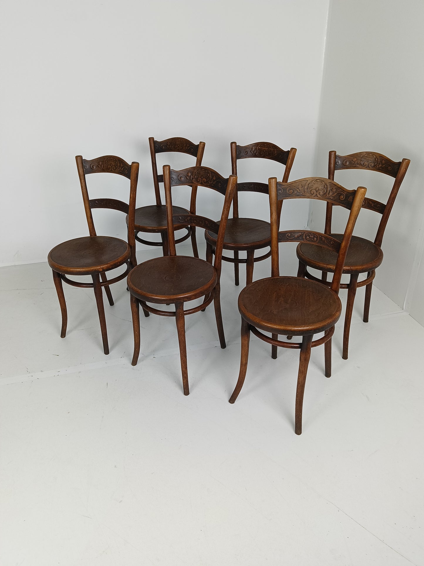 Set of Six Thonet Chairs