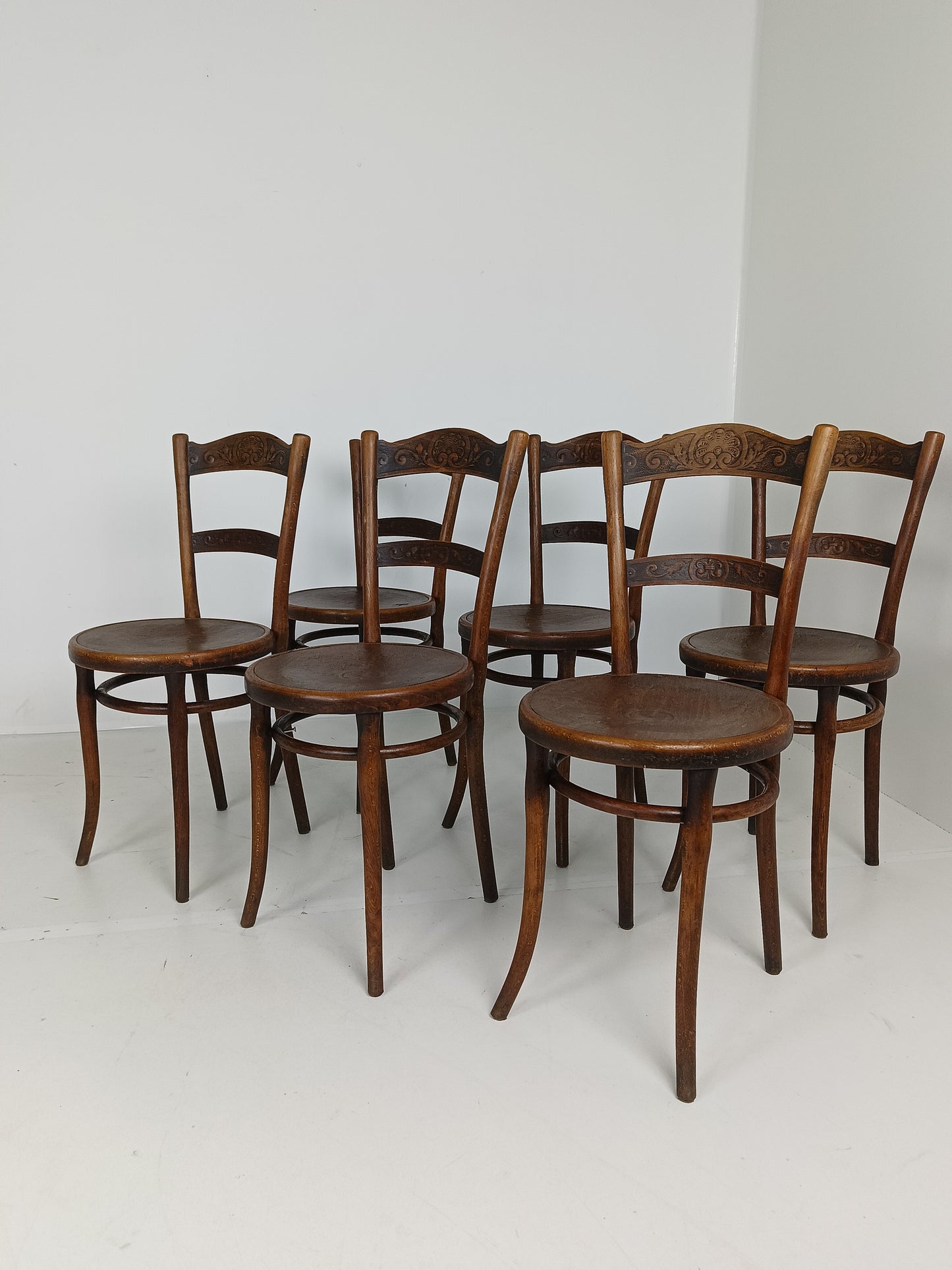 Set of Six Thonet Chairs