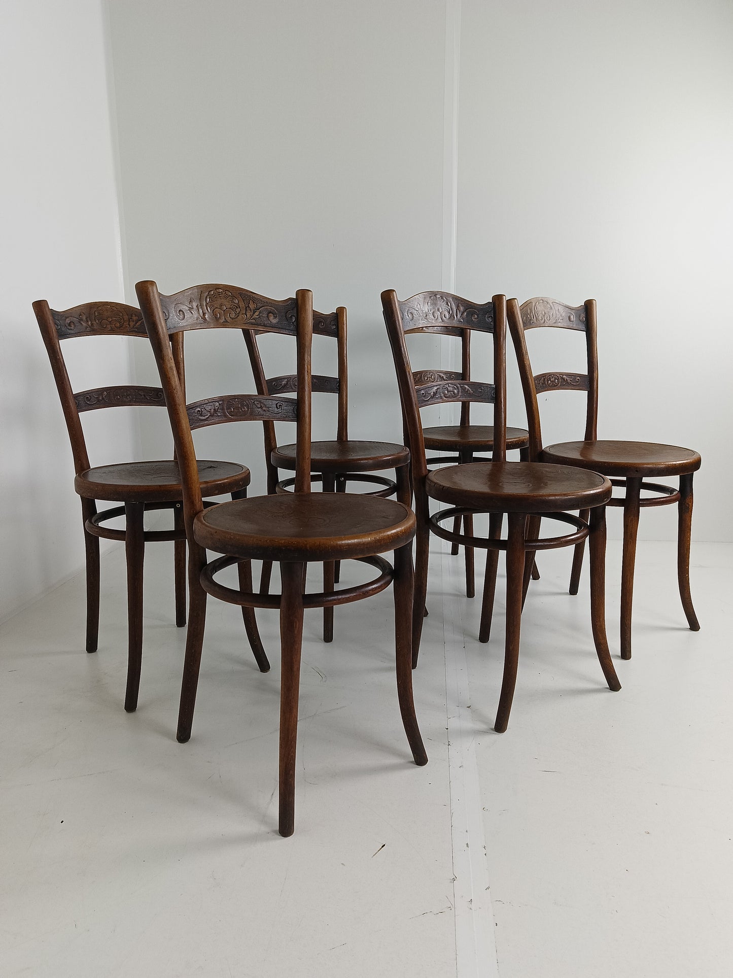 Set of Six Thonet Chairs