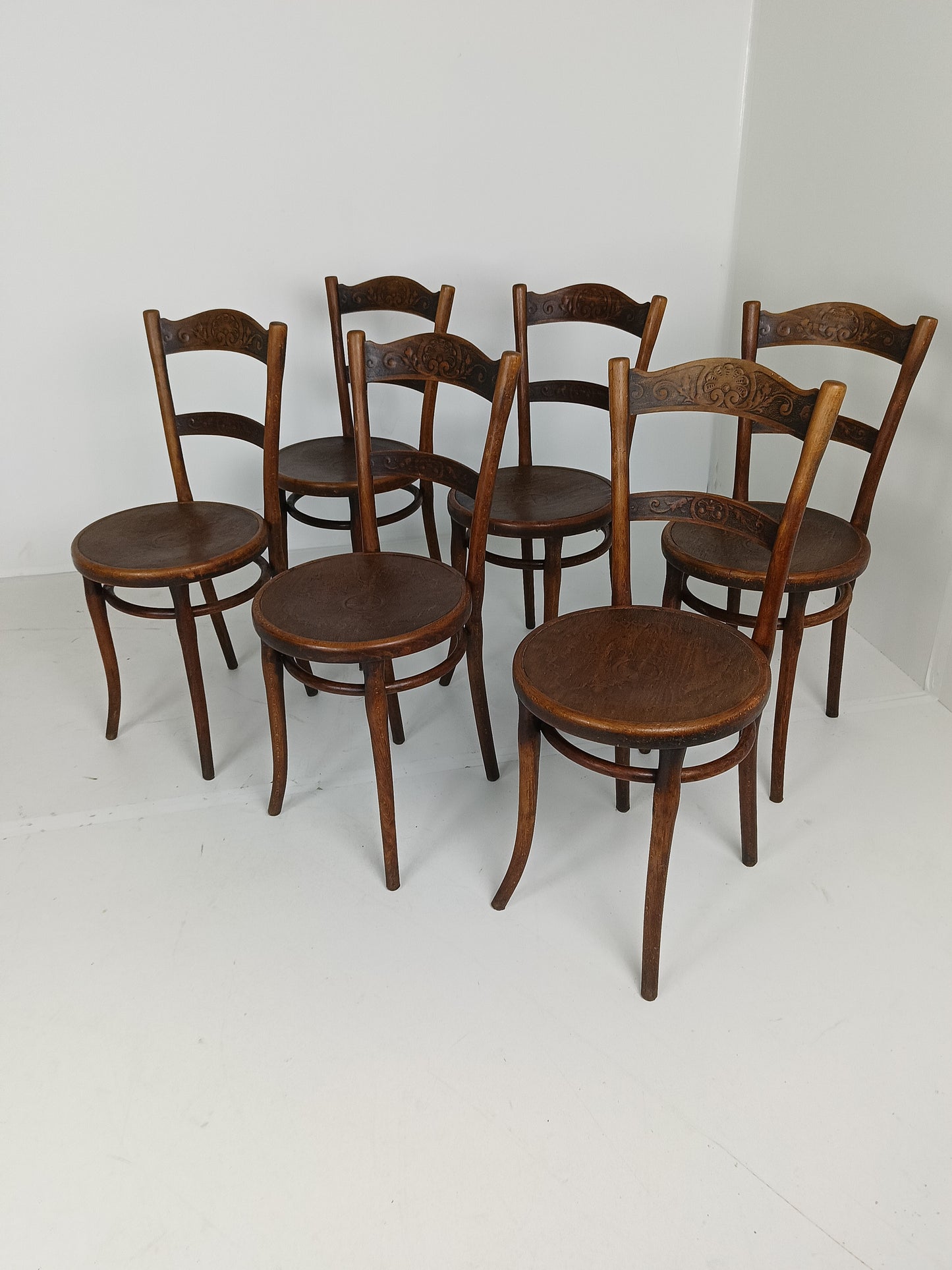 Set of Six Thonet Chairs