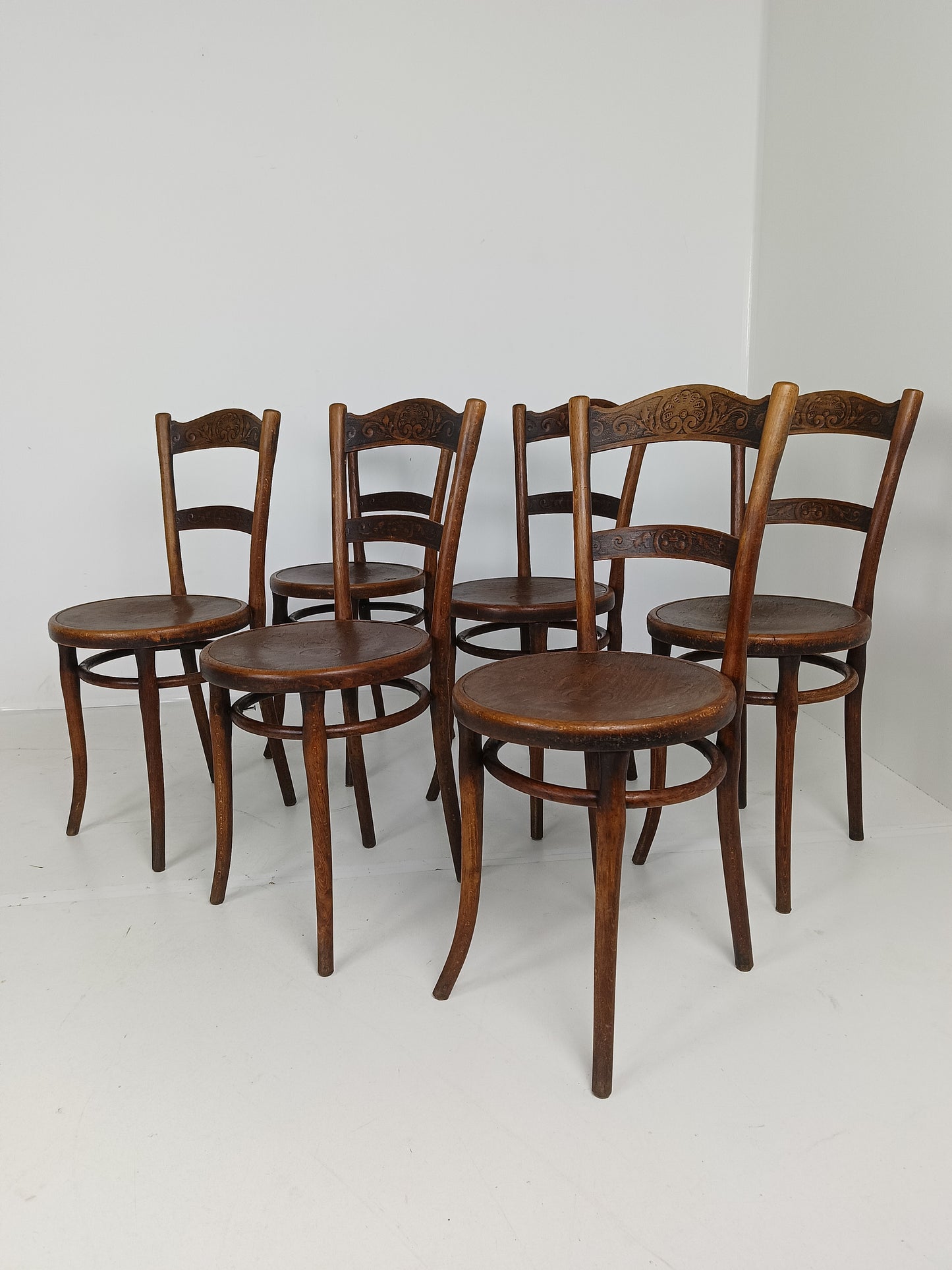 Set of Six Thonet Chairs
