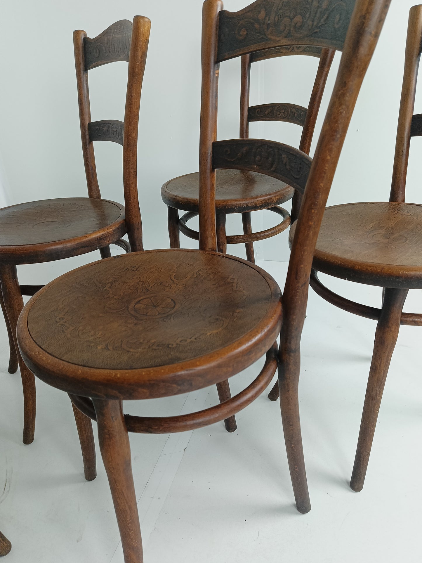 Set of Six Thonet Chairs