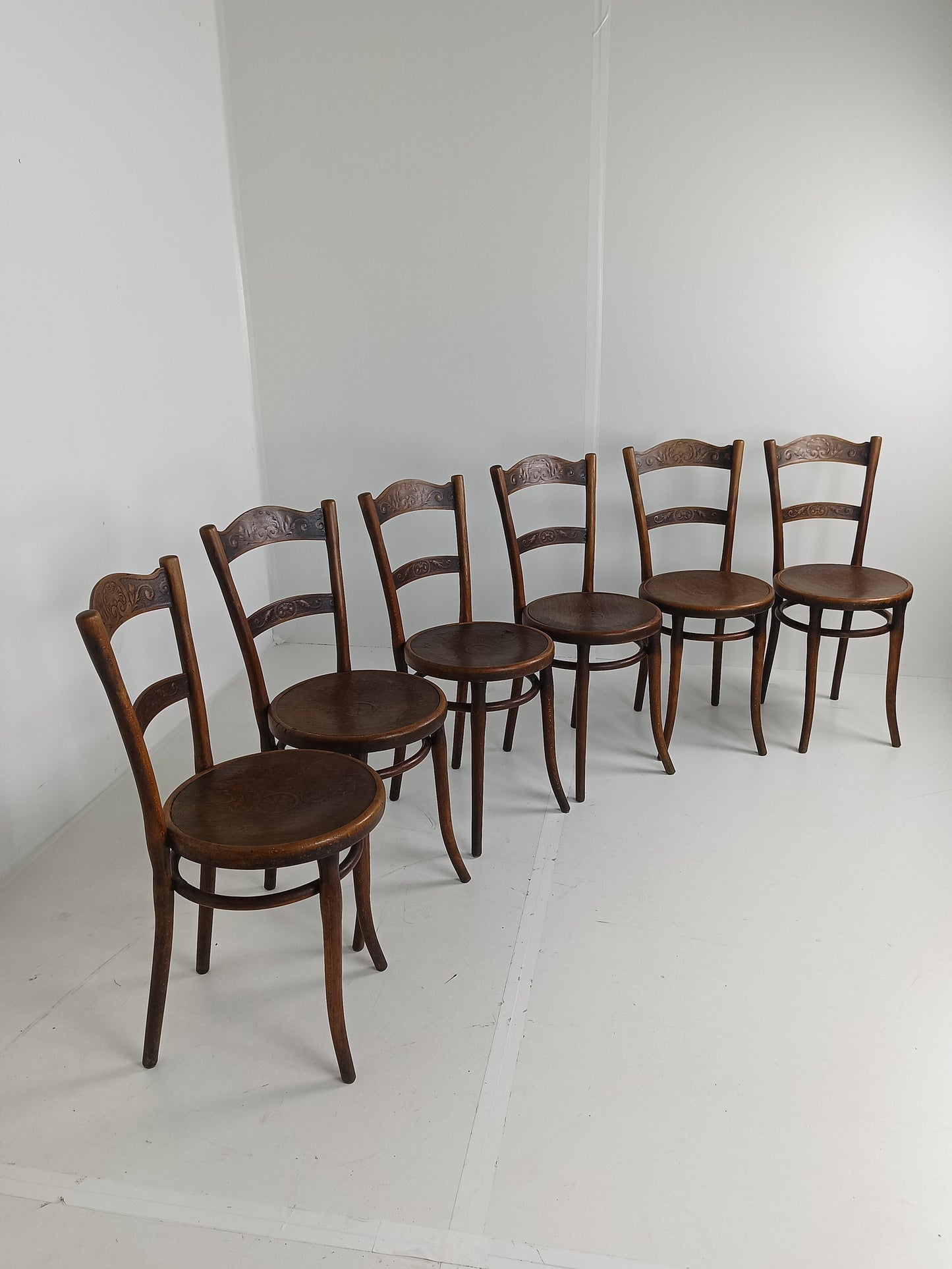 Set of Six Thonet Chairs