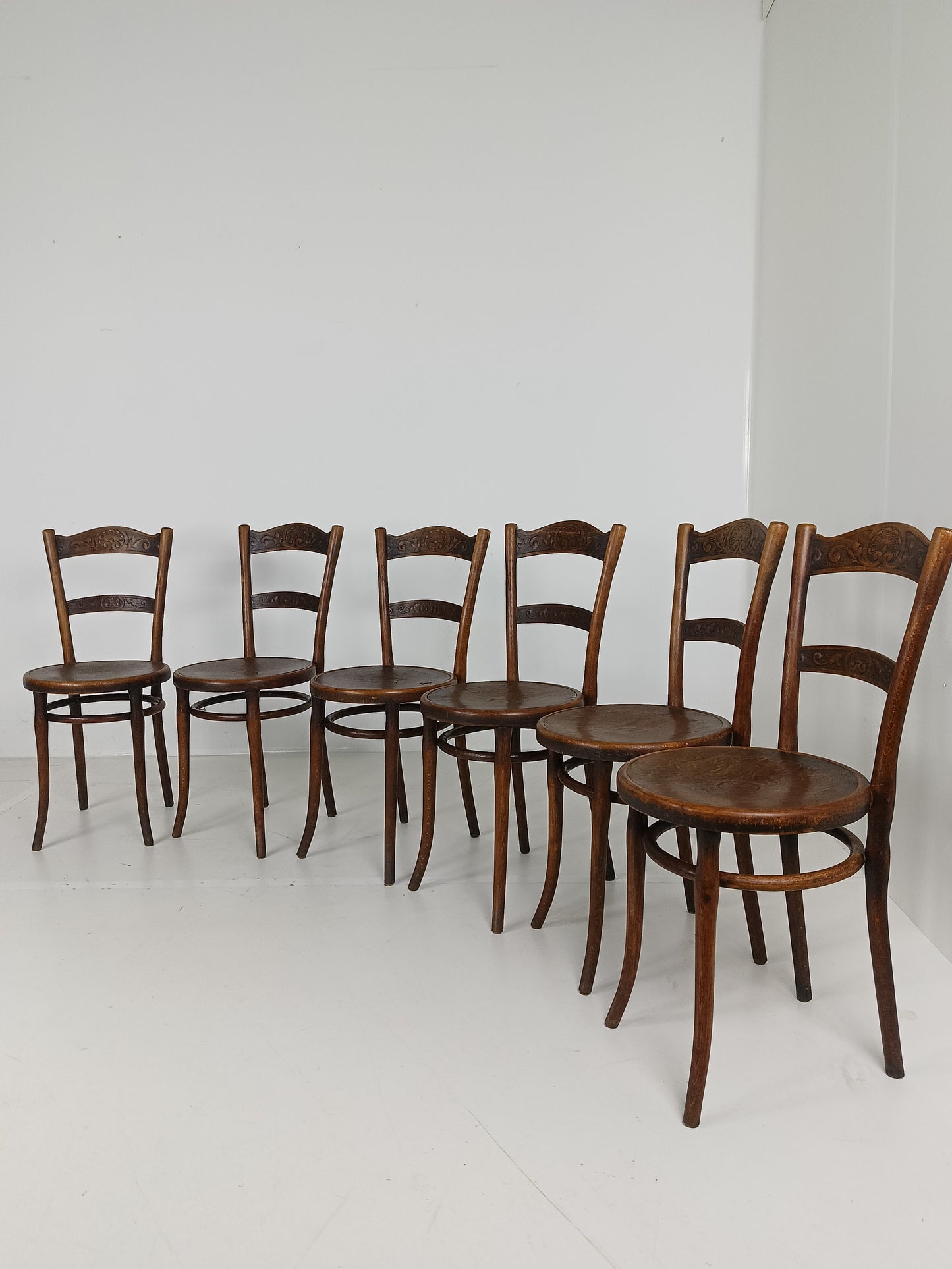 Set of Six Thonet Chairs