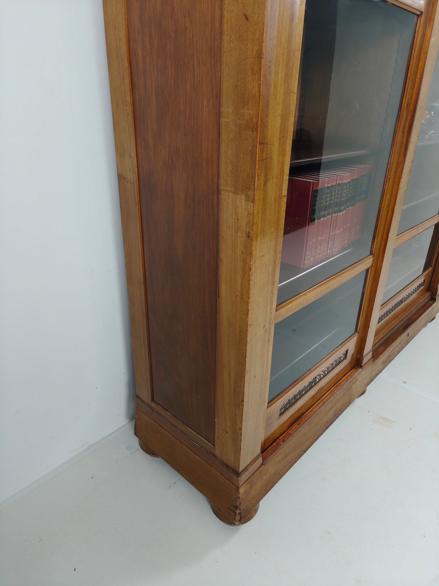 Exceptional Unique Large Display Book Cabinet Art Deco, 1920's