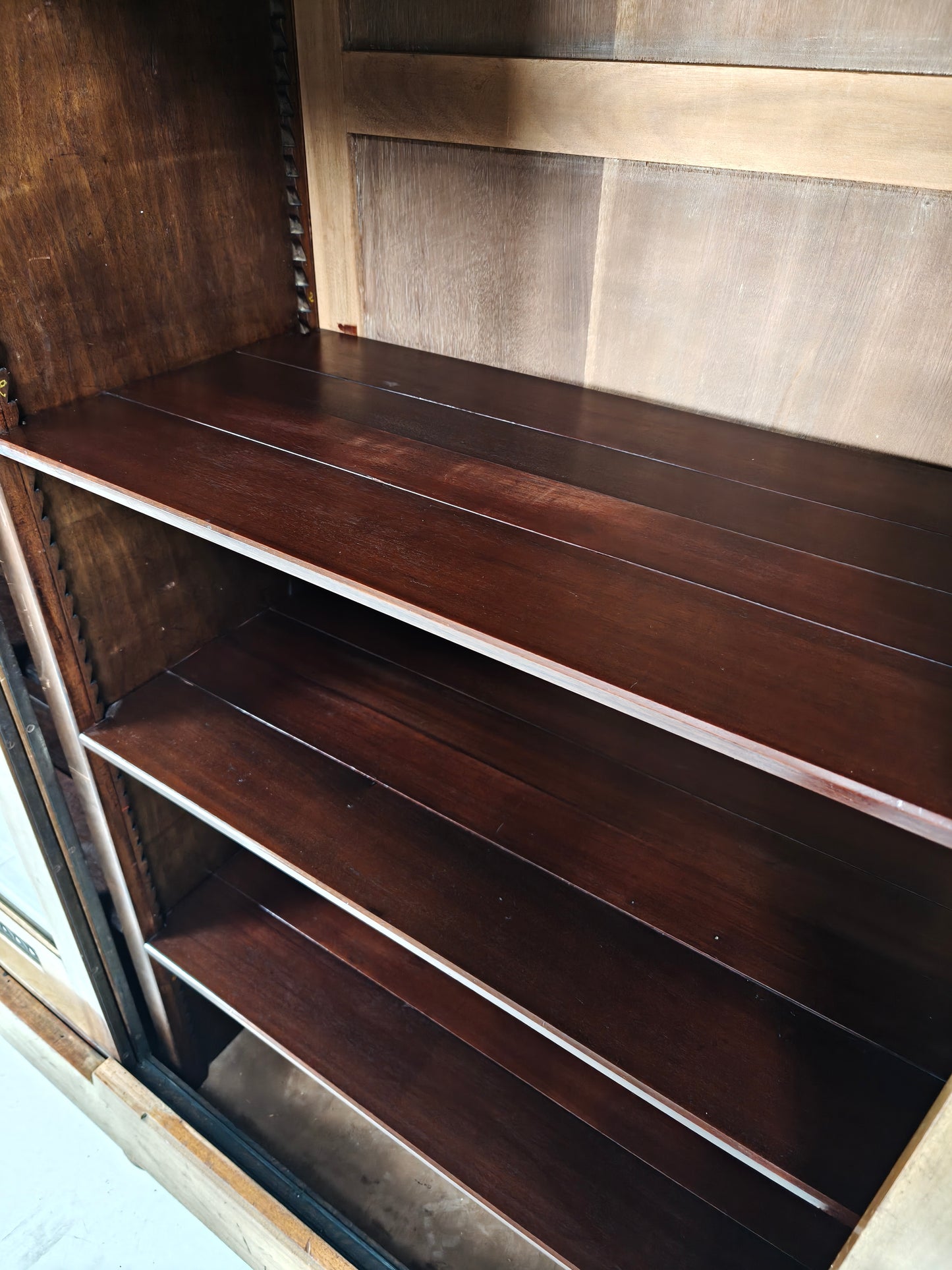 Exceptional Unique Large Display Book Cabinet Art Deco, 1920's