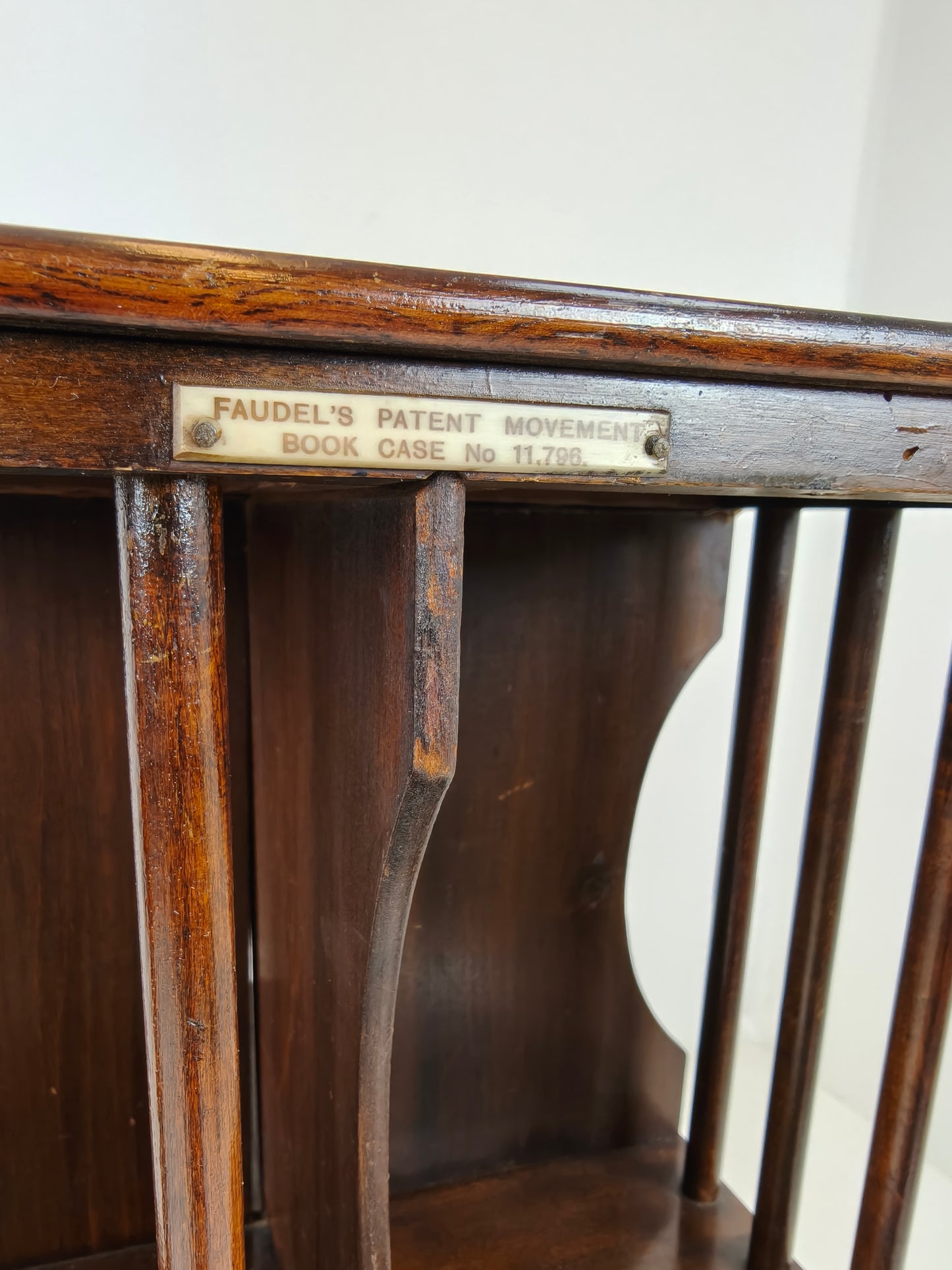 Miniature Antique Bookcase/Bookmill Circa 1900