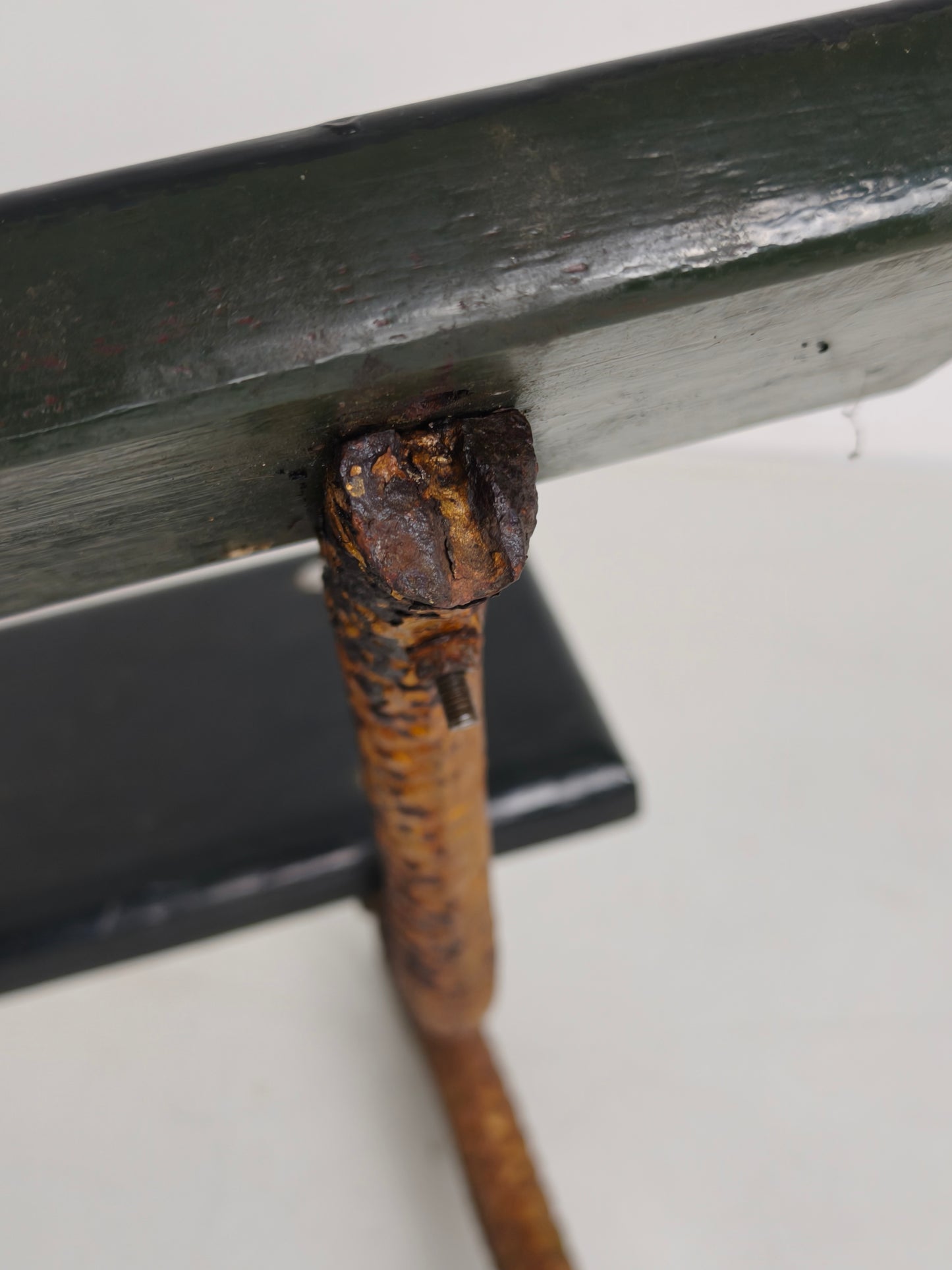 Antique Victorian Cast Iron Snake Garden Bench