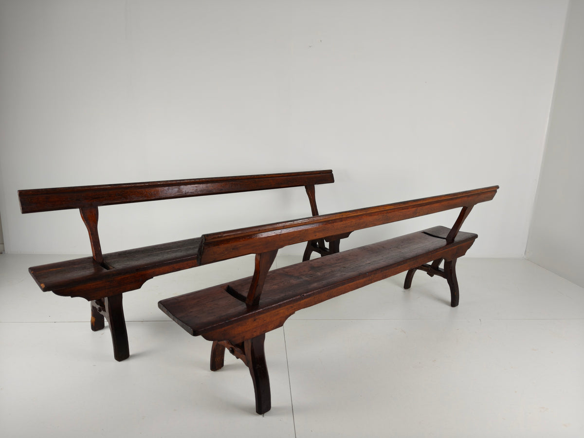 Victorian Pitch Pine Railway Bench – Halstead’s Makers, Todmorden Victorian Pitch Pine Railway Bench – Halstead’s Makers, Todmorden