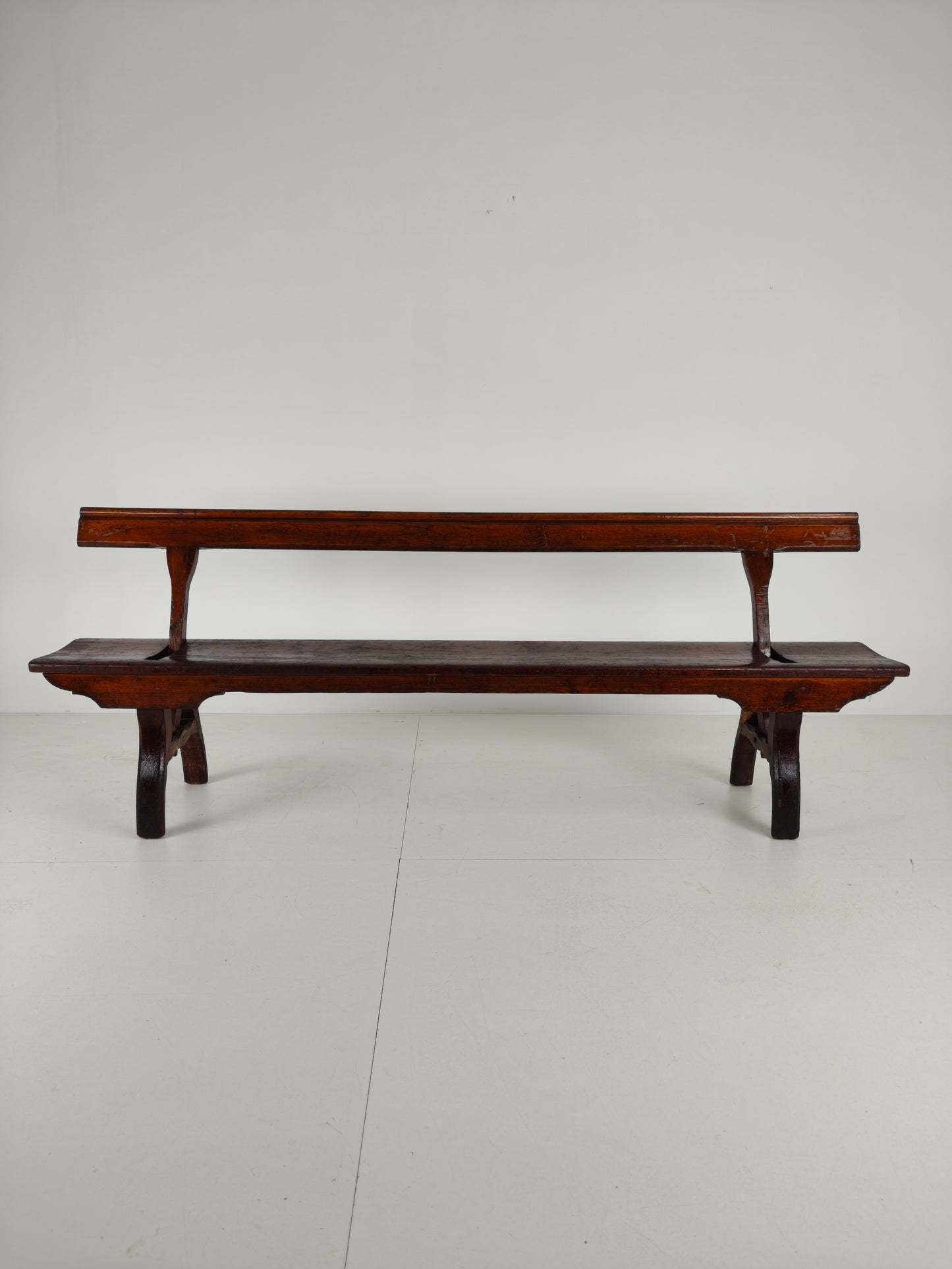 Victorian Pitch Pine Railway Bench – Halstead’s Makers, Todmorden